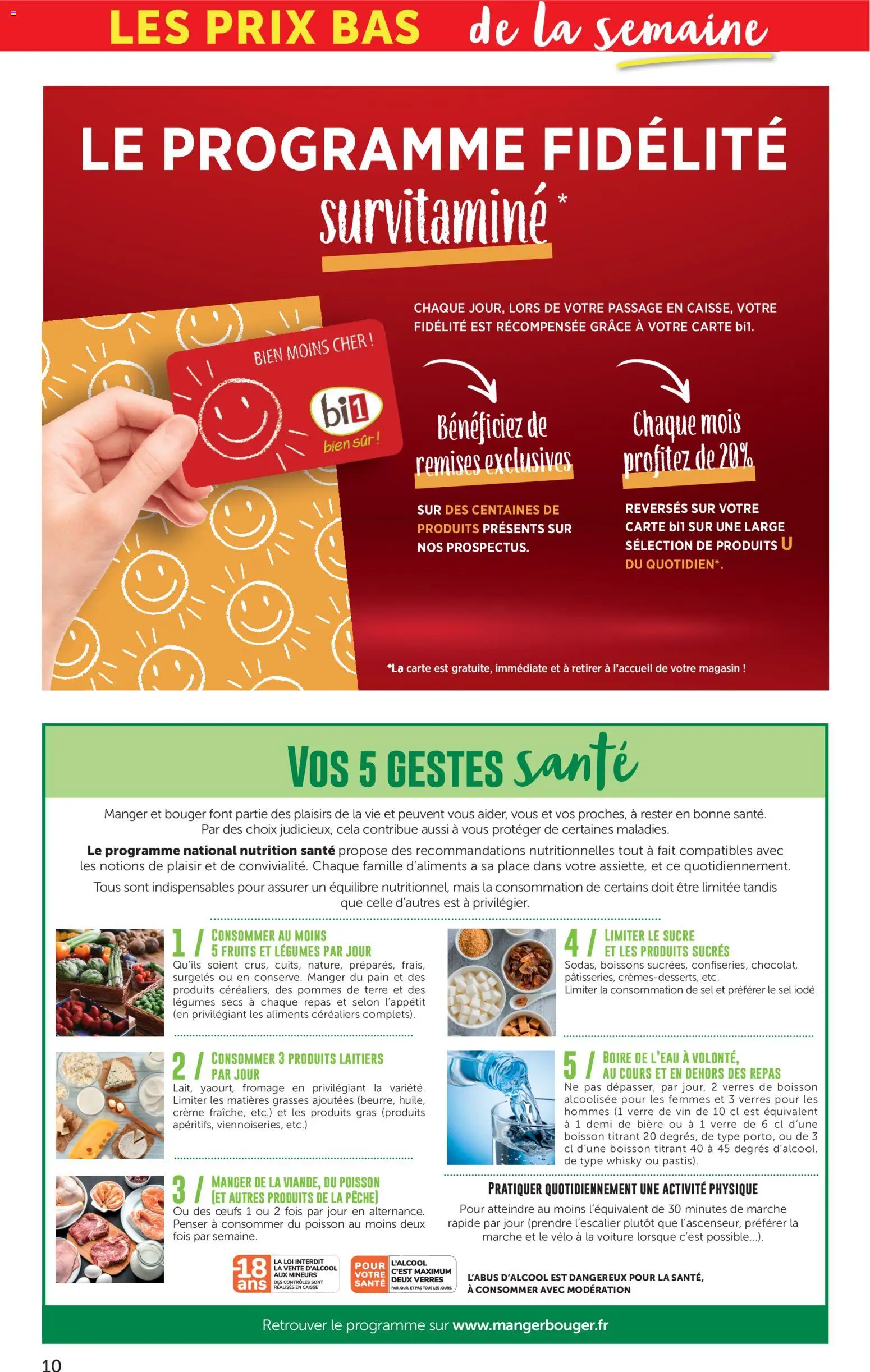 {H1} | Page: 10 | Produits: Sucre, Fromage, Vin, Bière