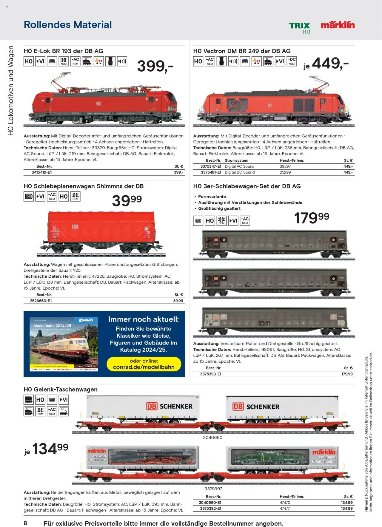 Conrad  Modellbahn Katalog - gültig ab dem 25.08.2025 | Seite: 10