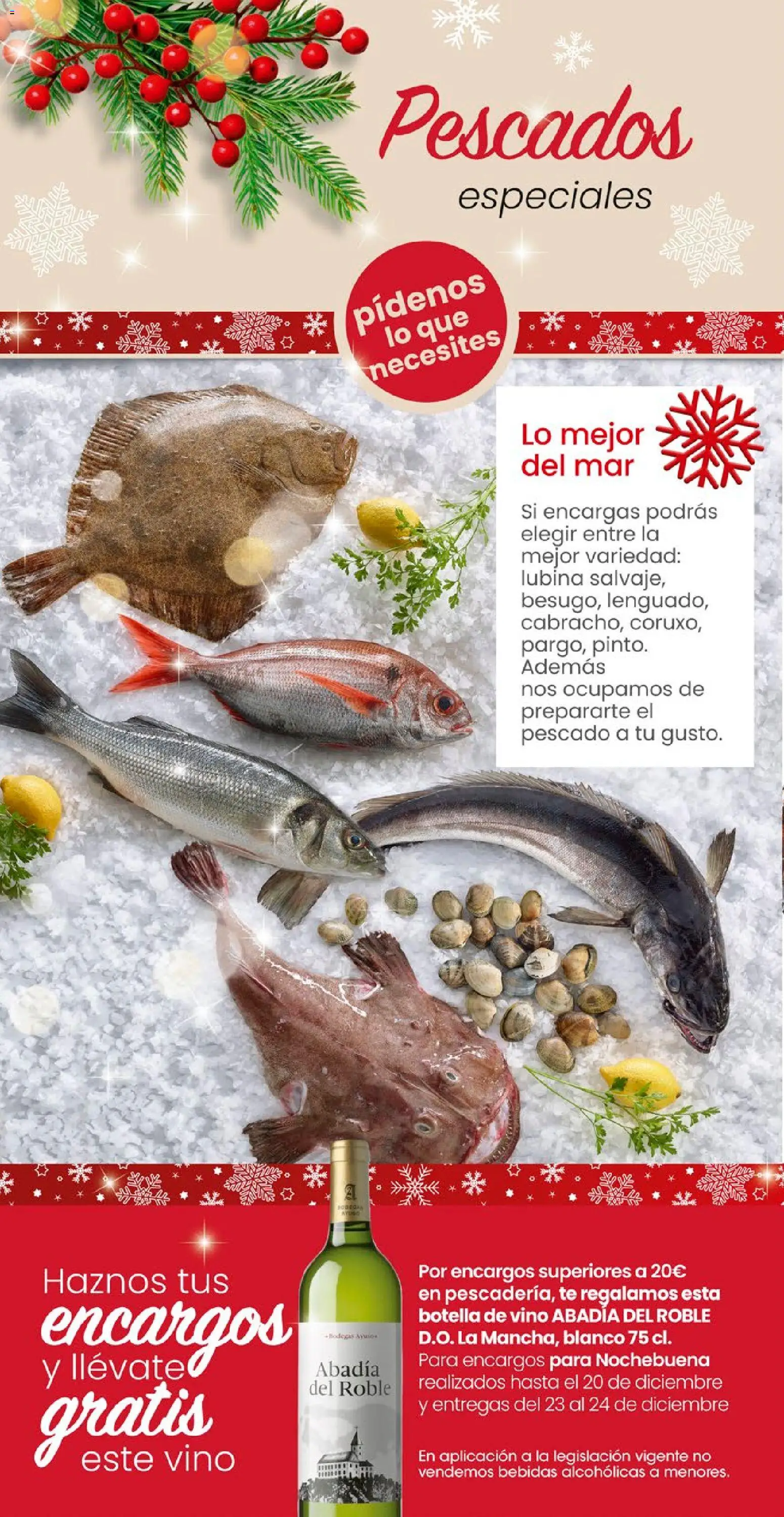 Eroski - Encargos Navidad 2025 │ válido desde el 24.11.2025 | Página: 6 | Productos: Vino, Pescado, Té