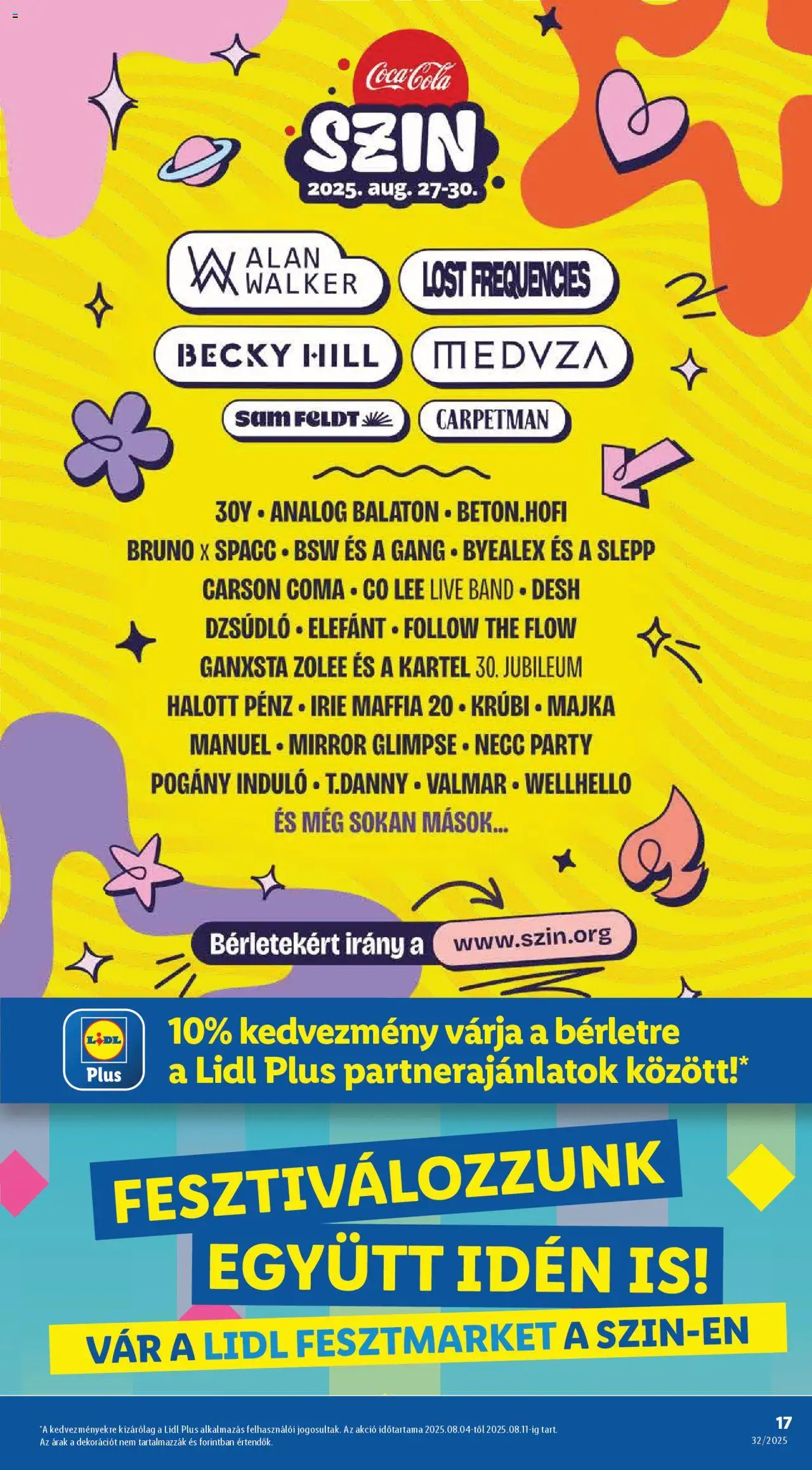Lidl akciós ujság - amely érvényes a következő dátumtól: 07.08.2025 | Oldal: 17