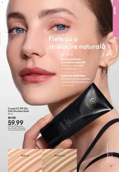 Noul catalog Oriflame – valabil de la 01.10.2025 | Pagină: 47 | Produse: Machiaj, Cc cream, Cremă