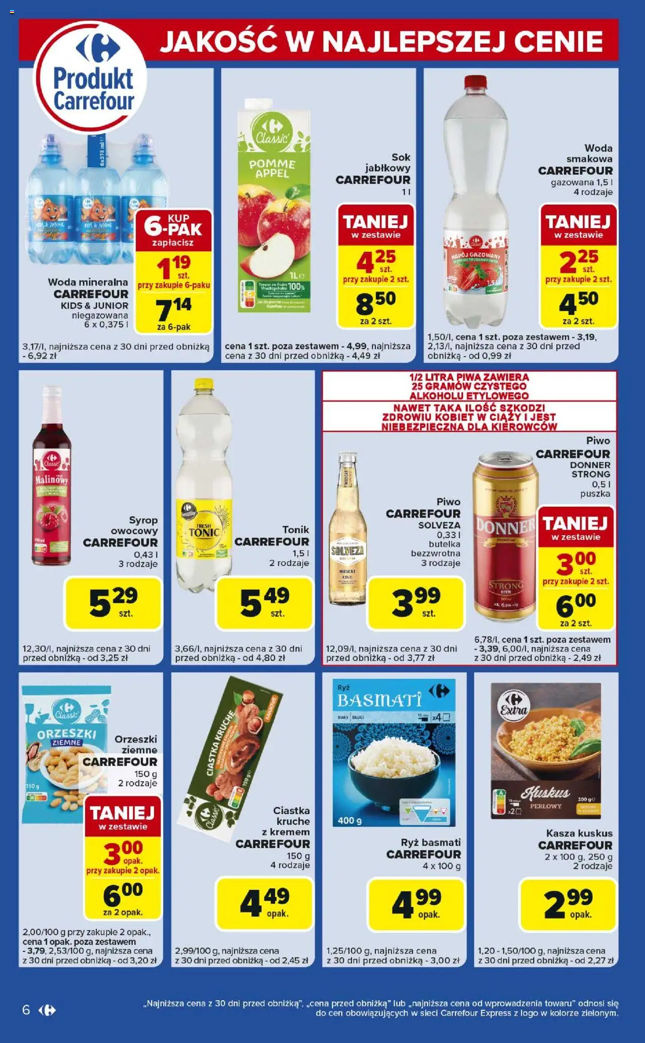 Carrefour Gazetka - Express II od 29.07.2025 | Strona: 6 | Produkty: Kasza, Ciastka kruche, Ryż, Ciastka