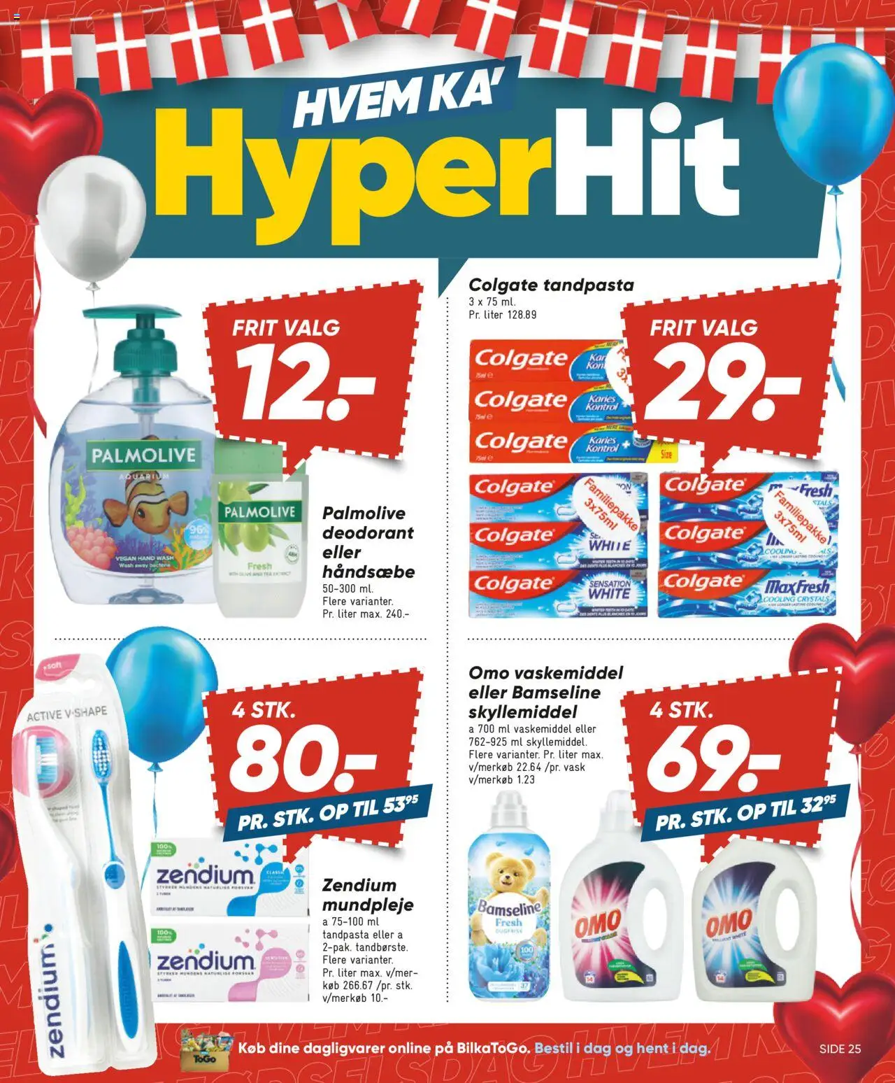 Bilka Tilbudsavis gyldig fra 01.08.2025 | Side: 25 | Produkter: Deodorant, Tandpasta, Skyllemiddel