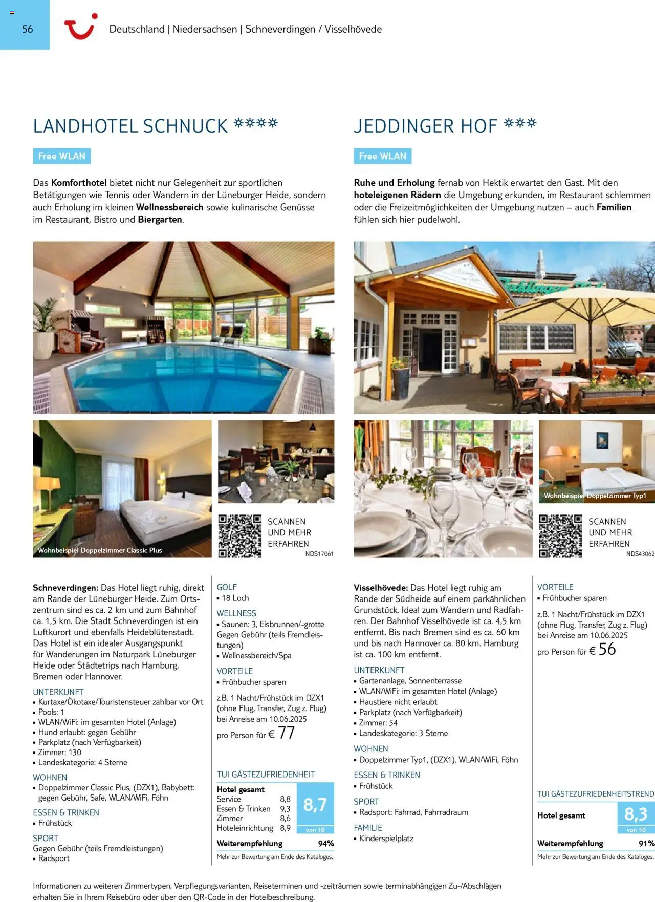 TUI Prospekt 	 – gültig ab 01.11.2024 | Seite: 56 | Produkte: Babybett, Föhn