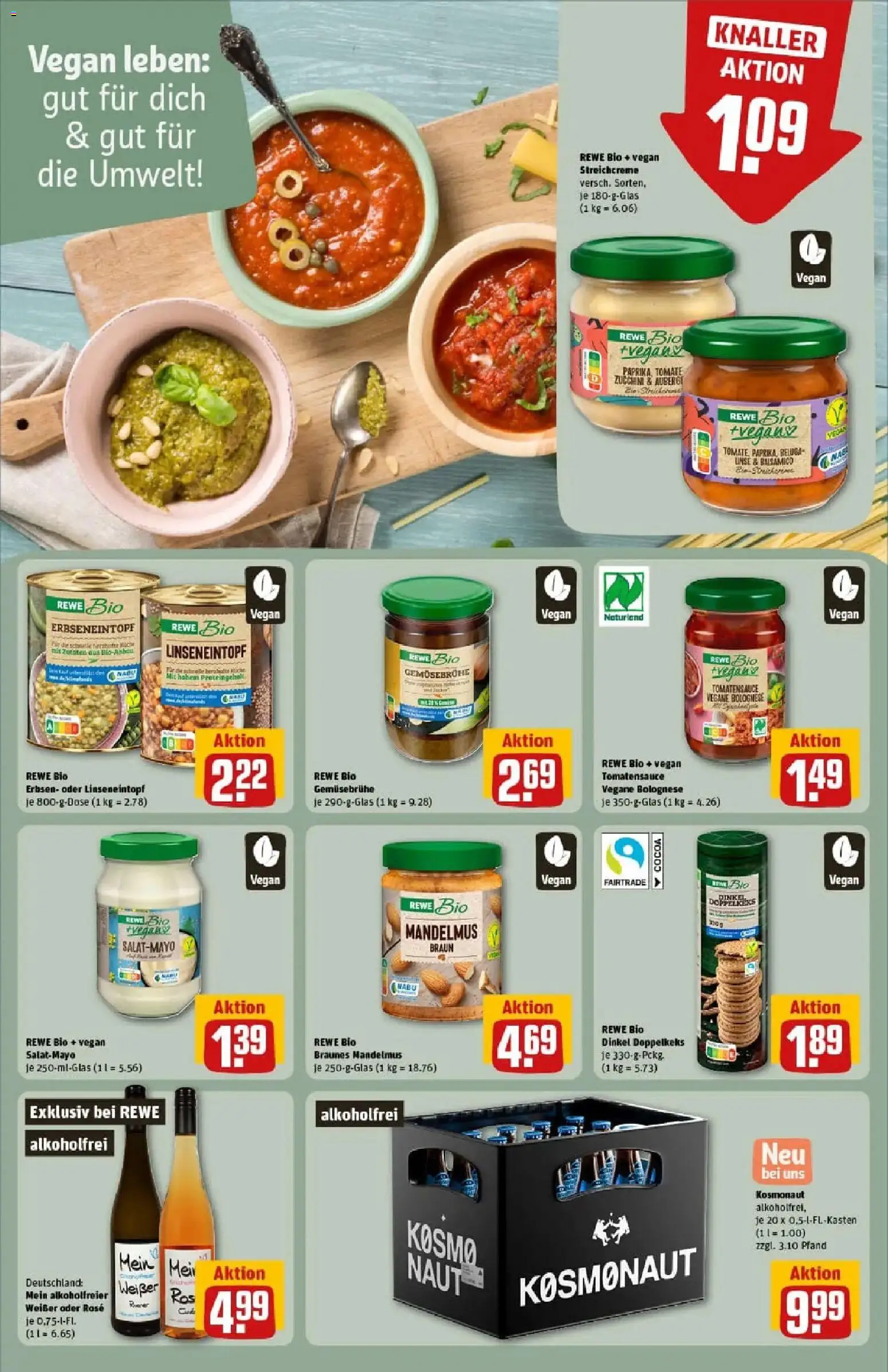 Rewe prospekt Elsterwerda	 – gültig ab 18.01.2026 | Seite: 25 | Produkte: Butter, Mayonnaise, Zucchini, Erbsen