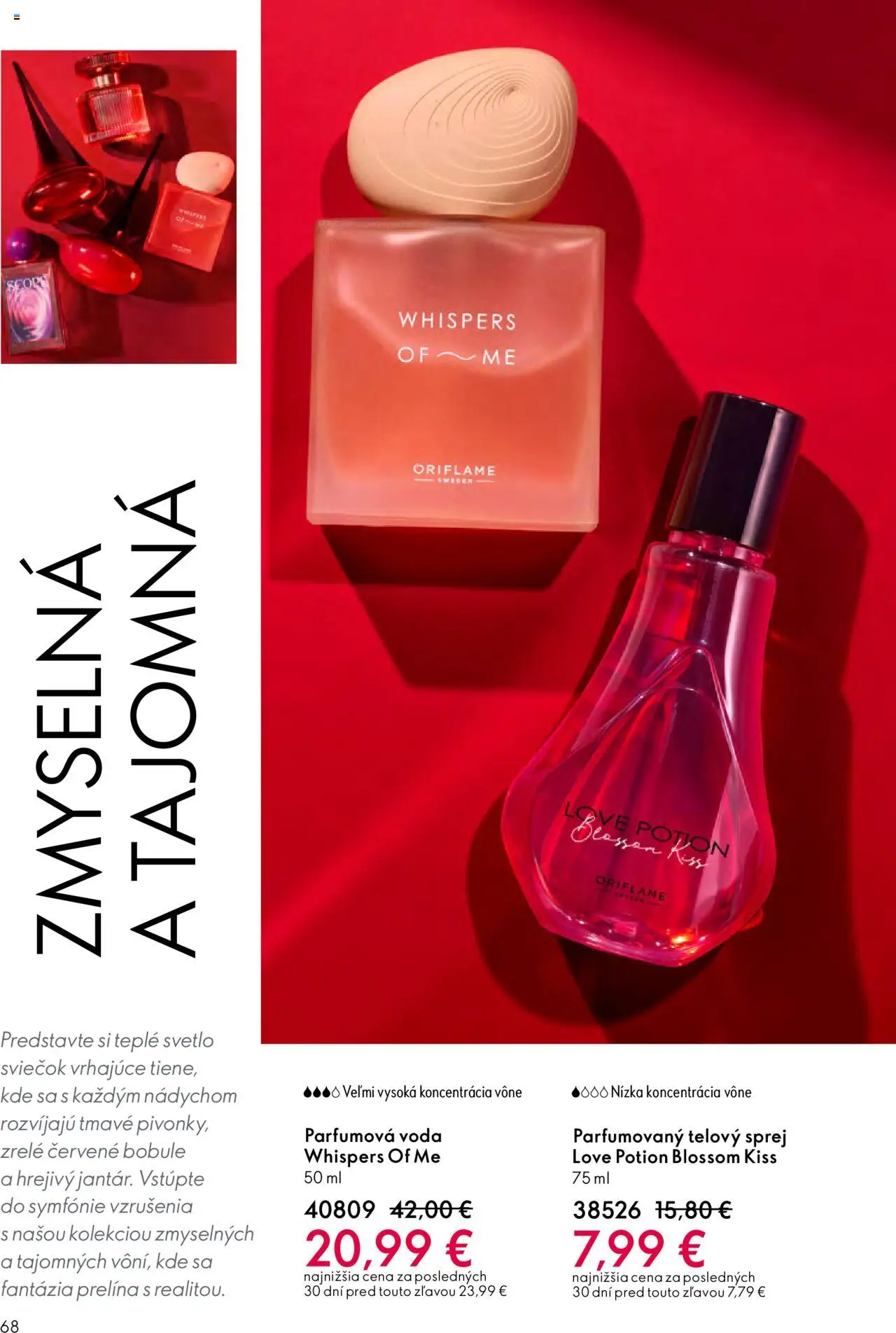 Nové Oriflame akcie – leták je platný od 01.10.2025 | Strana: 68 | Produkty: Svetlo, Voda