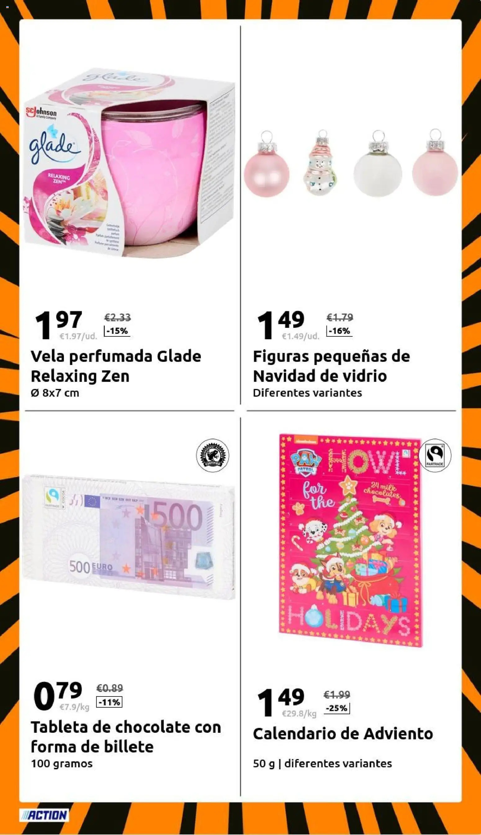 Action folleto │ válido desde el 26.11.2025 | Página: 21 | Productos: Chocolate, Tableta, Vela