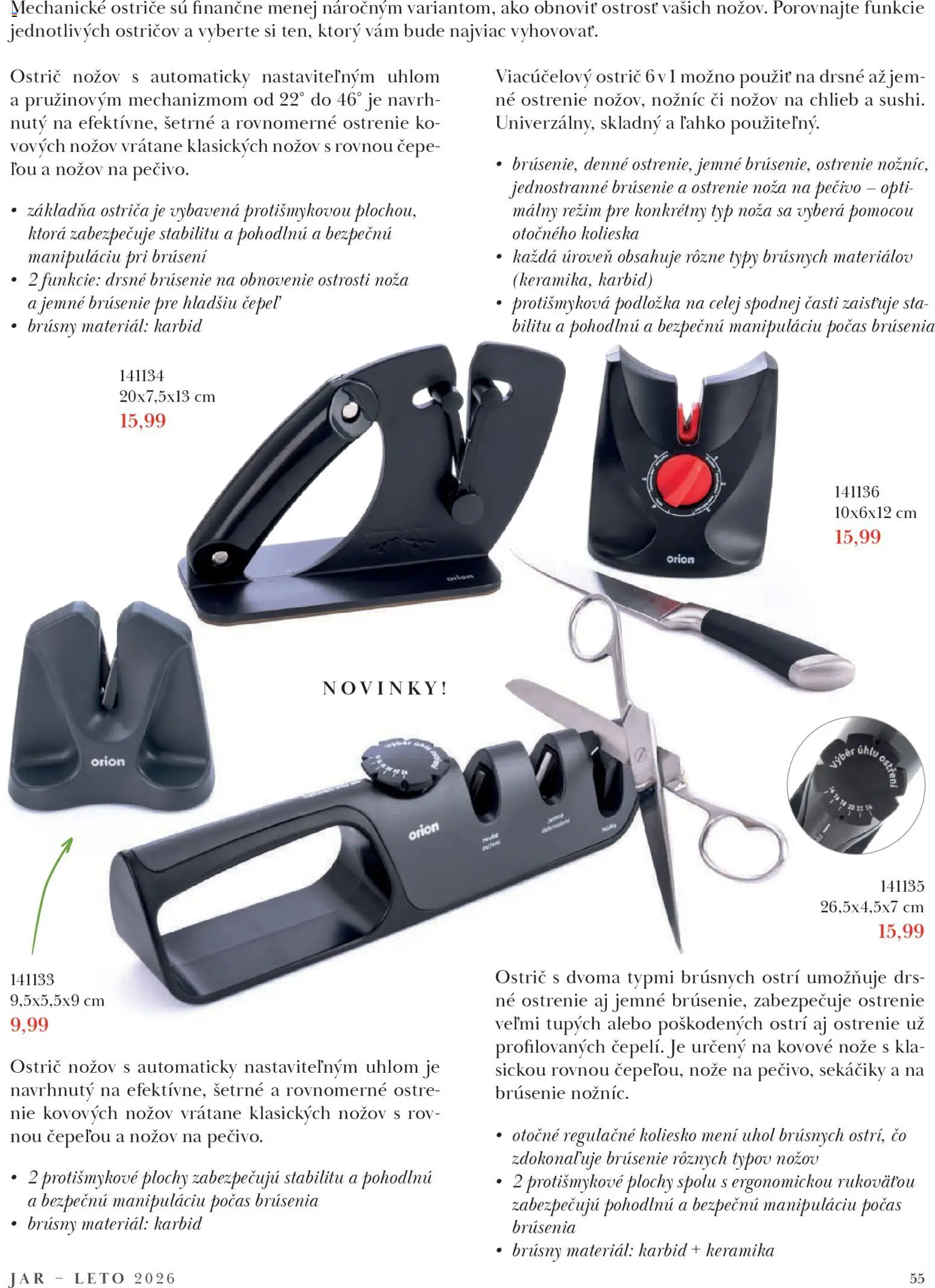 Nové Orion akcie – leták je platný od 09.03.2026 | Strana: 55 | Produkty: Chlieb