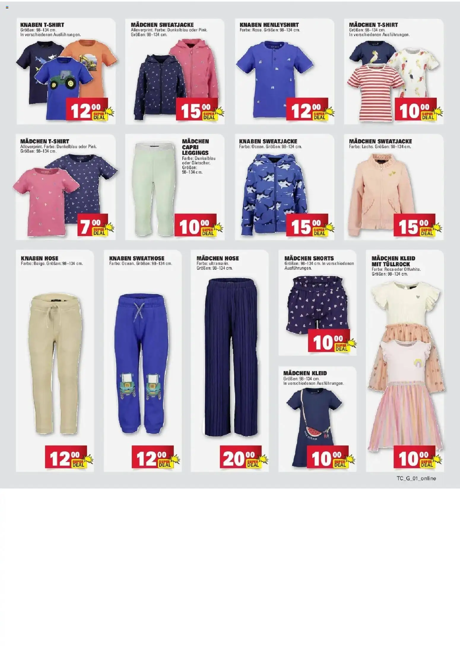 Angebote – gültig ab 30.03.2026 | Seite: 97 | Produkte: Sweathose, Sweatjacke, Leggings, Kleid