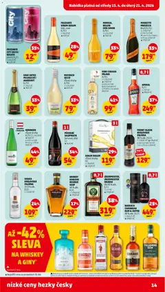 Náhled letáku Penny Market leták od 15.04.2026 | Strana: 14 | Produkty: Frizzante, Sklepmistr, Plech, Beefeater