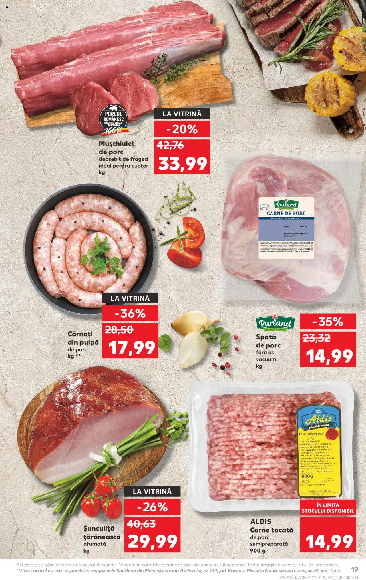 Kaufland RO akciós ujság - amely érvényes a következő dátumtól: 24.09.2025 | Oldal: 19