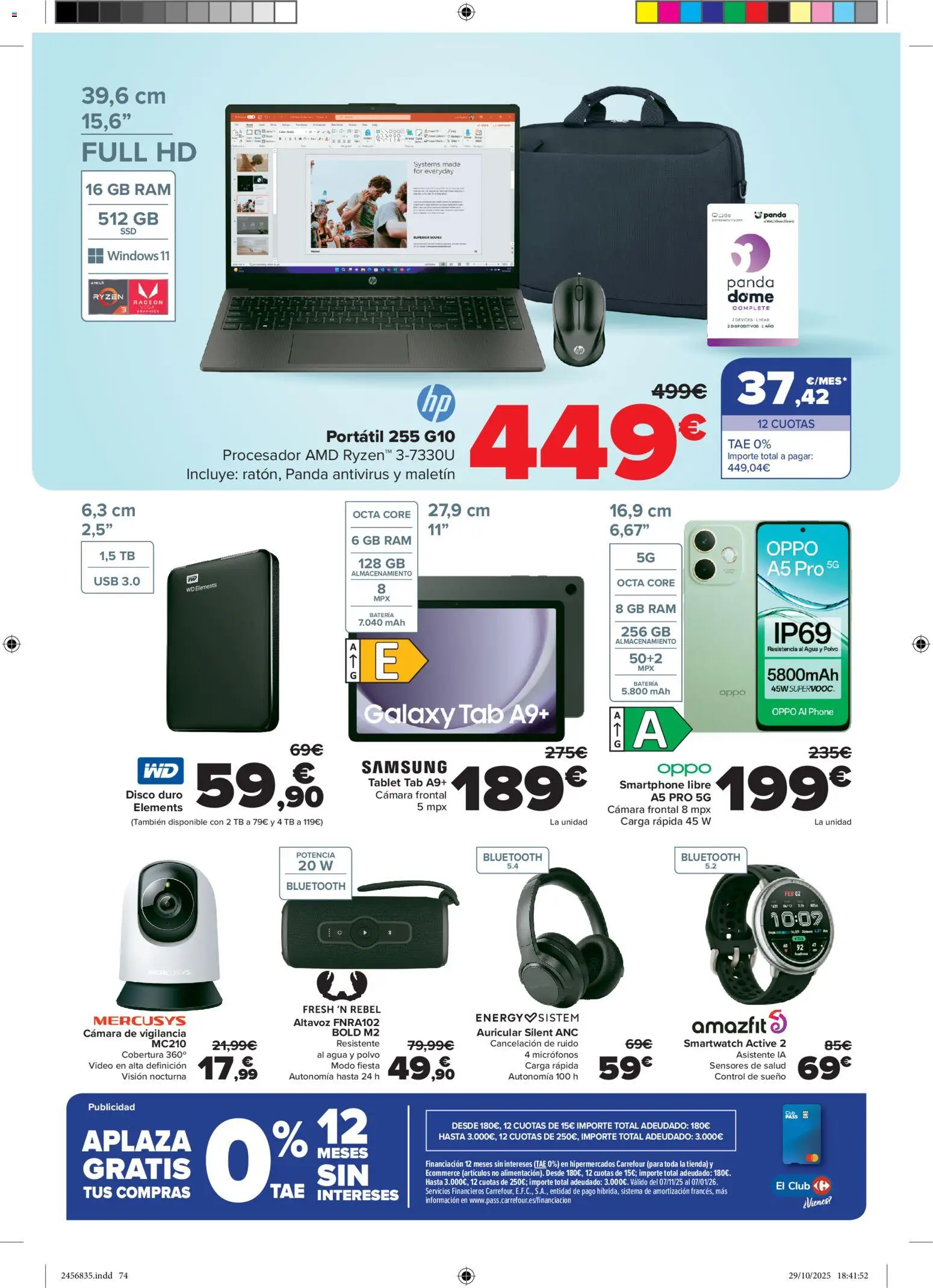 Carrefour folleto │ válido desde el 14.11.2025 | Página: 78 | Productos: Polvo, Cámara, Altavoz, Batería