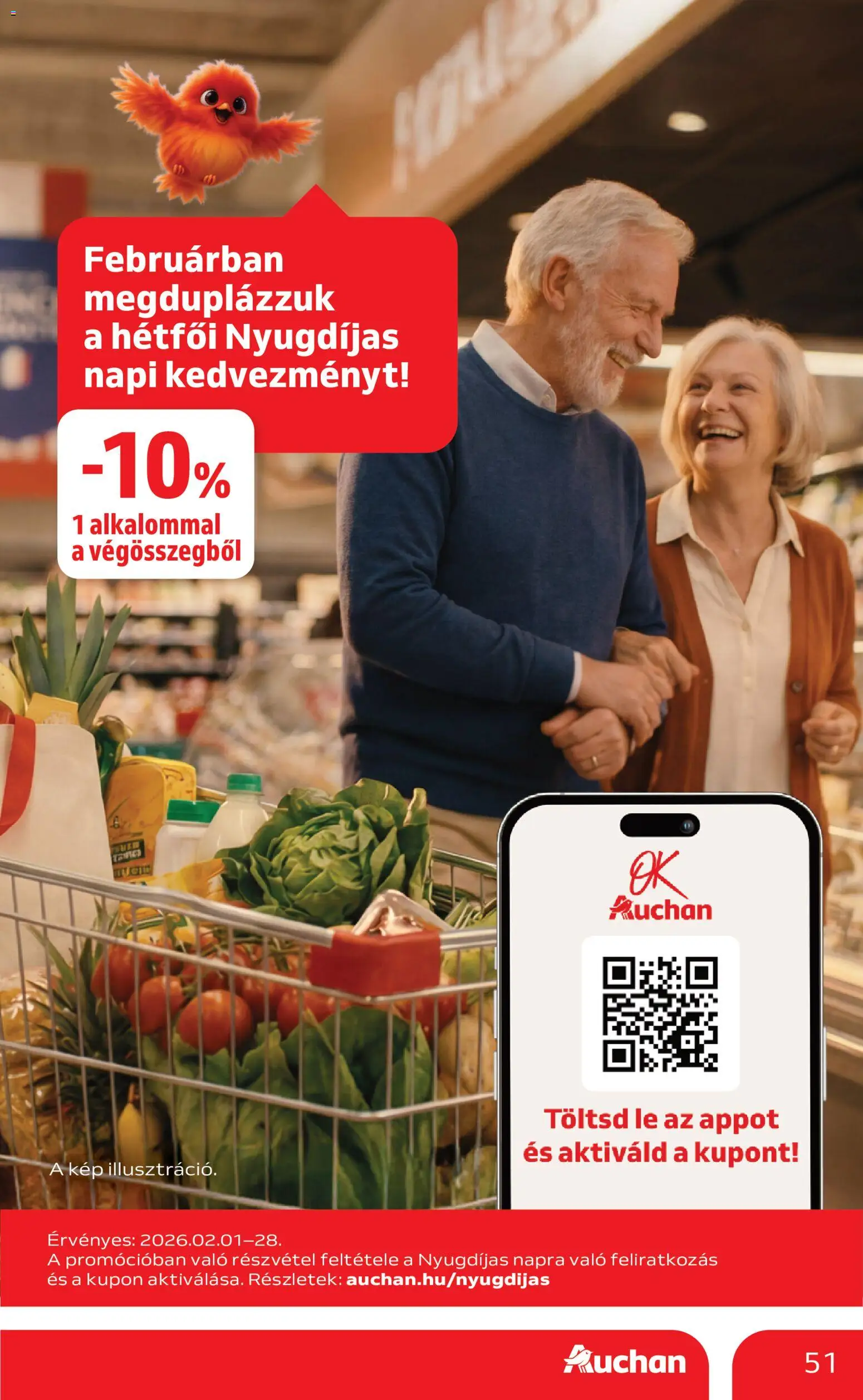 Auchan akciós ujság - amely érvényes a következő dátumtól: 19.02.2026 | Oldal: 51