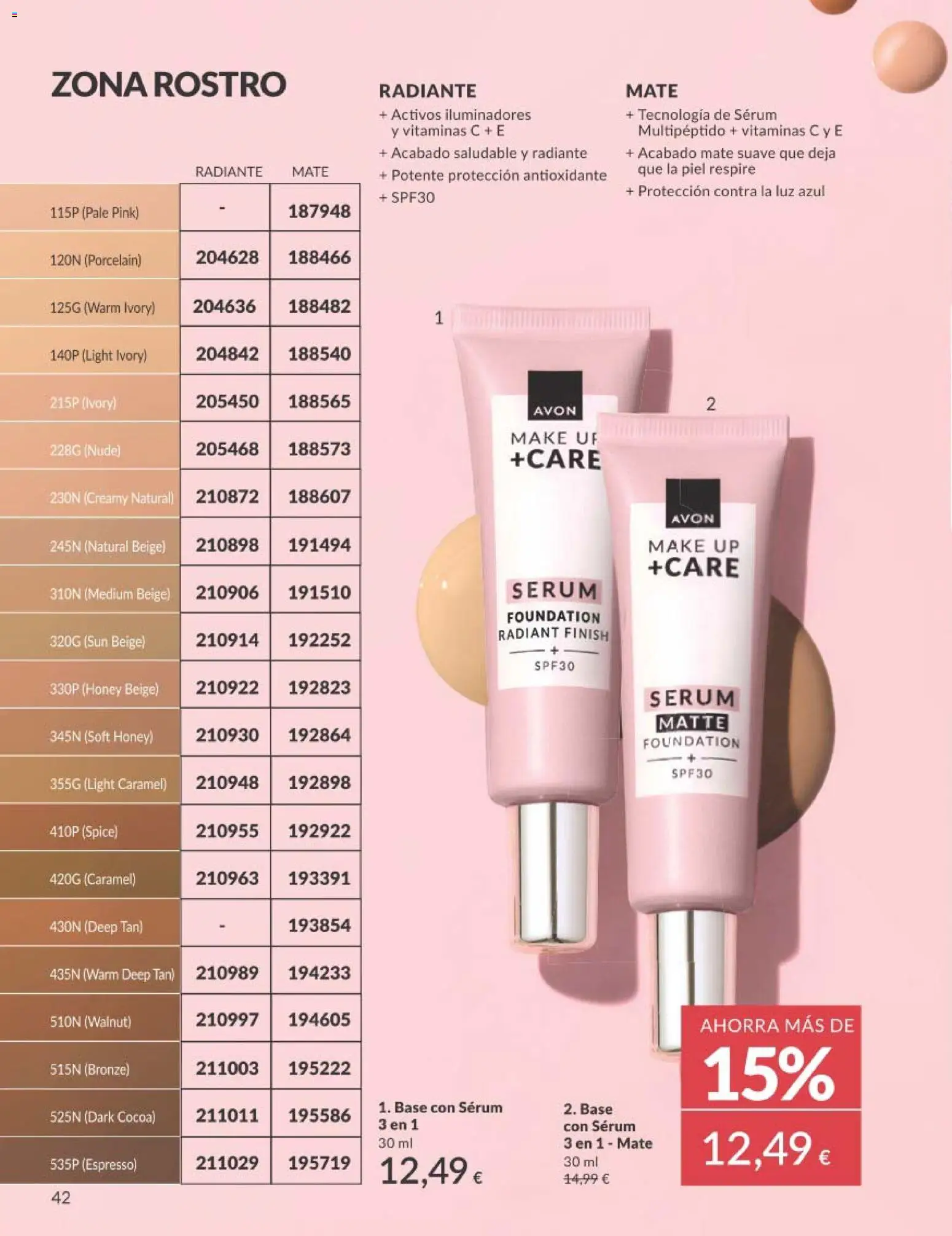 Catálogo AVON campaña 3 │ válido desde el 01.03.2026 | Página: 42 | Productos: Sérum