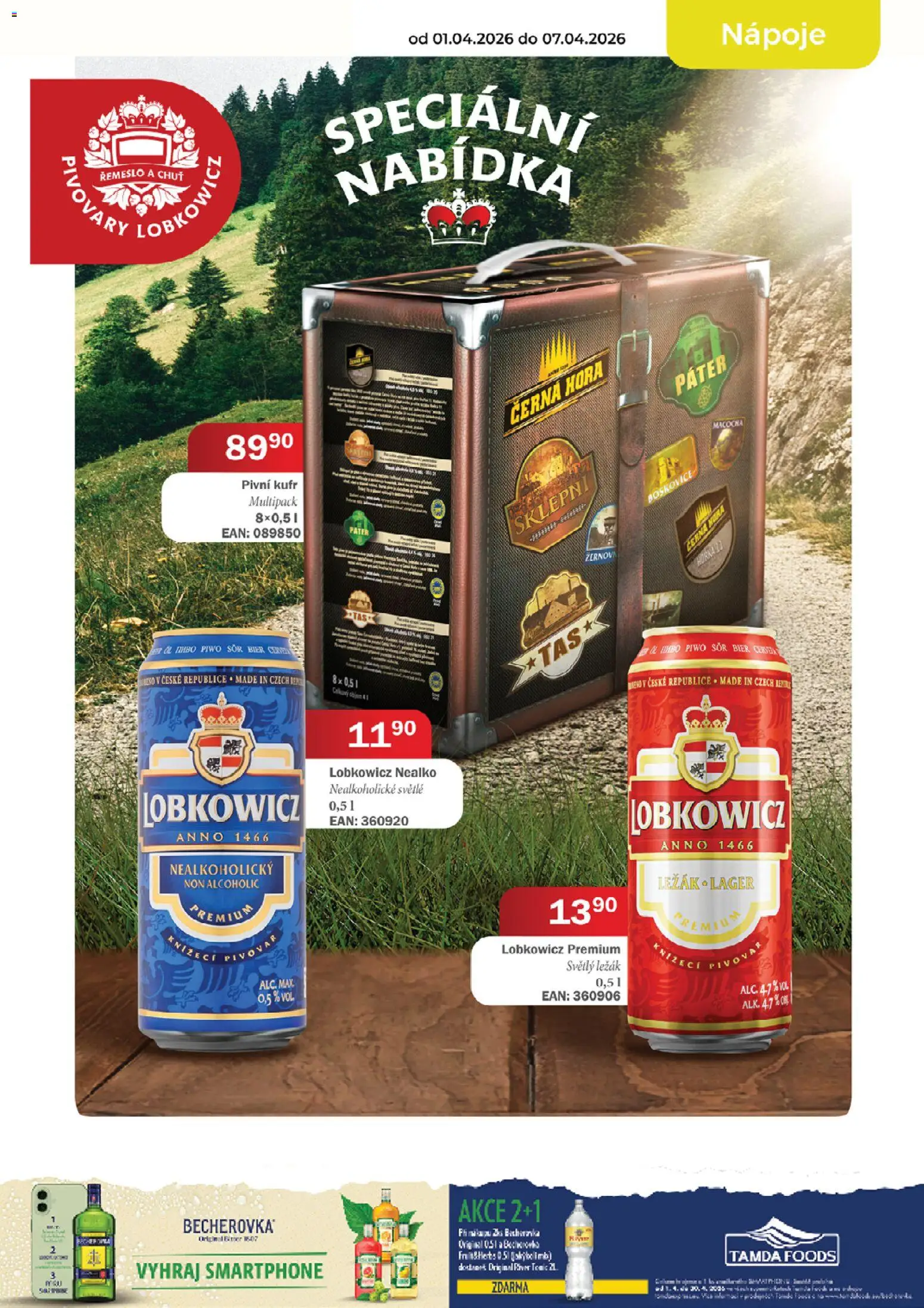 Tamda Foods leták od 01.04.2026 | Strana: 19 | Produkty: Kufr, Smartphone