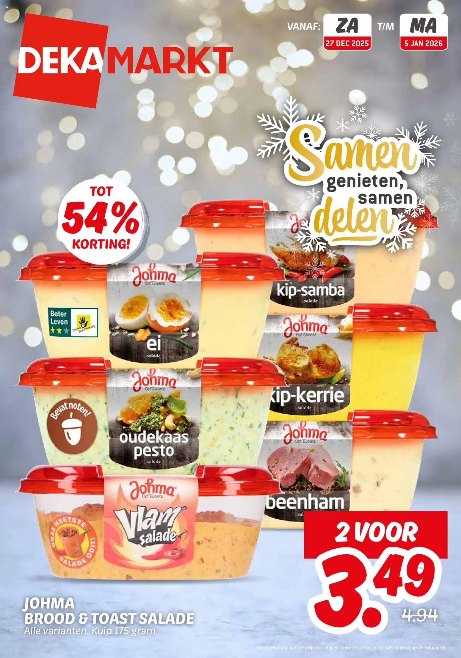 {H1} | Pagina: 1 | Producten: Brood, Kan, Noten, Salade