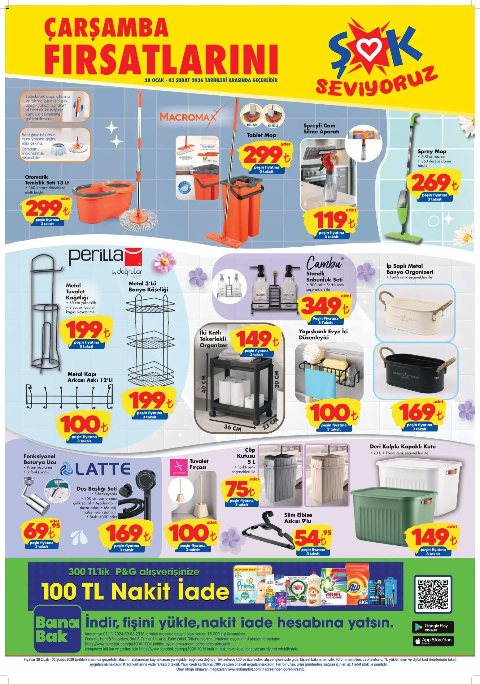 Şok Market Katalog - 28.01.2026 tarihinden itibaren geçerlidir | Sayfa: 5 | Ürünler: Askı, Banyo, Tuvalet kağıdı, Tablet