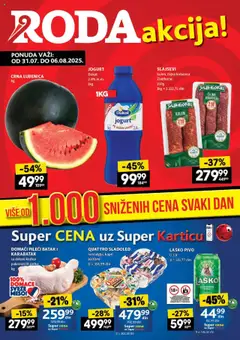 Roda katalog - pregled Roda kataloga - važi od 31.07.2025