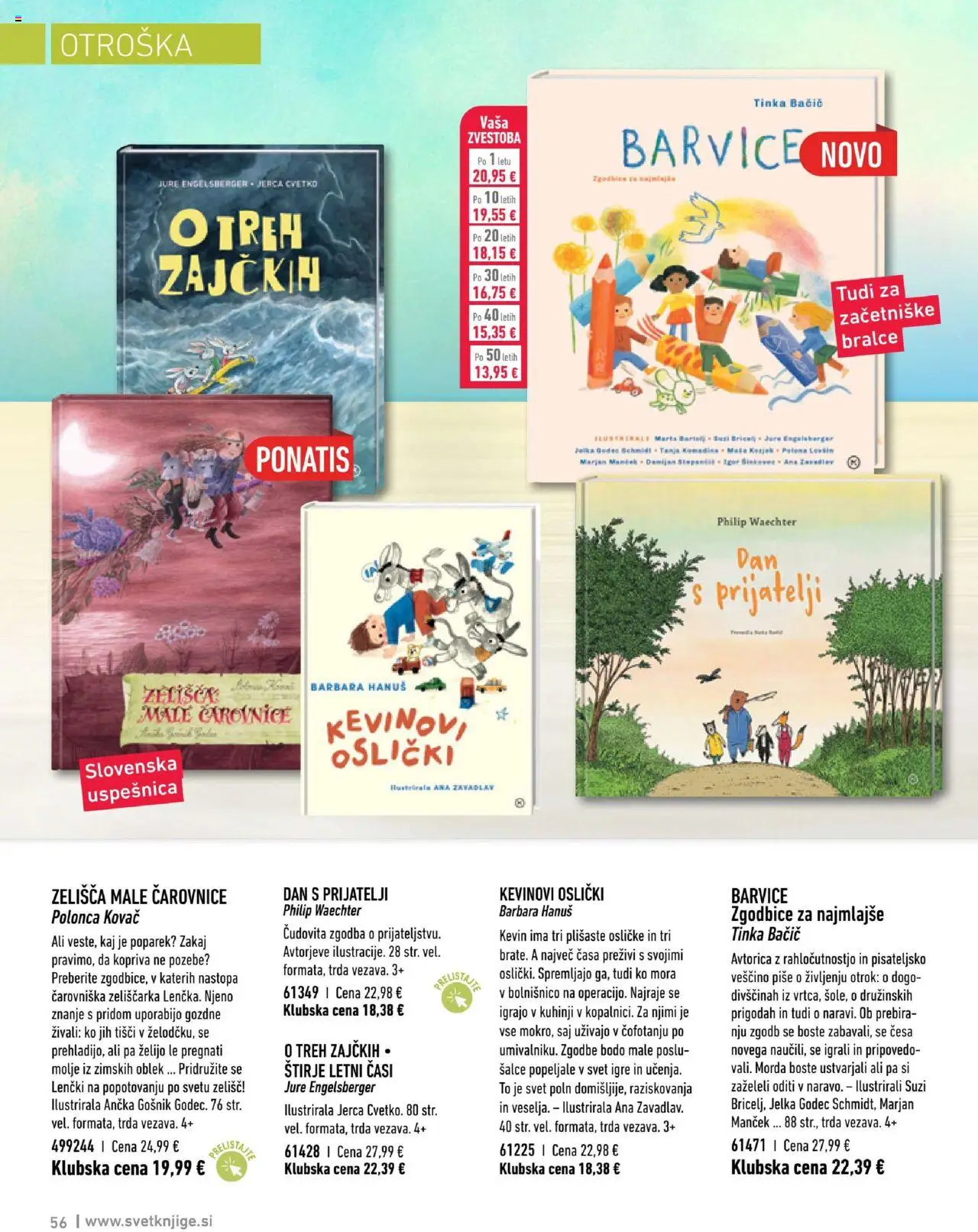 Novi Svet knjige katalog ponudbe – veljaven od 01.10.2025 | Stran: 56 | Izdelki: Barvice