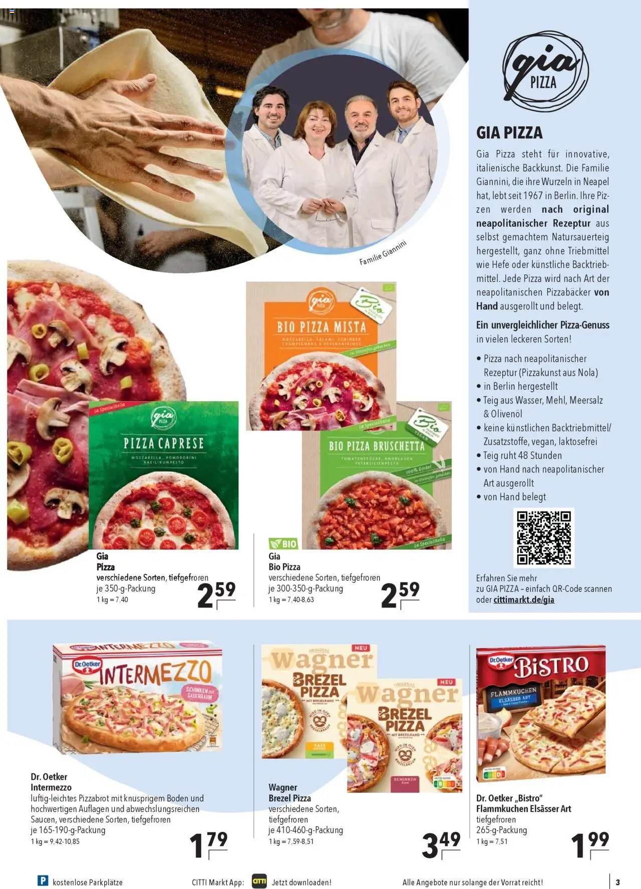 CITTI Markt  Tiefkühlwelt – gültig ab 15.10.2025 | Seite: 3 | Produkte: Olivenol, Schinken, Pizza, Sauerrahm