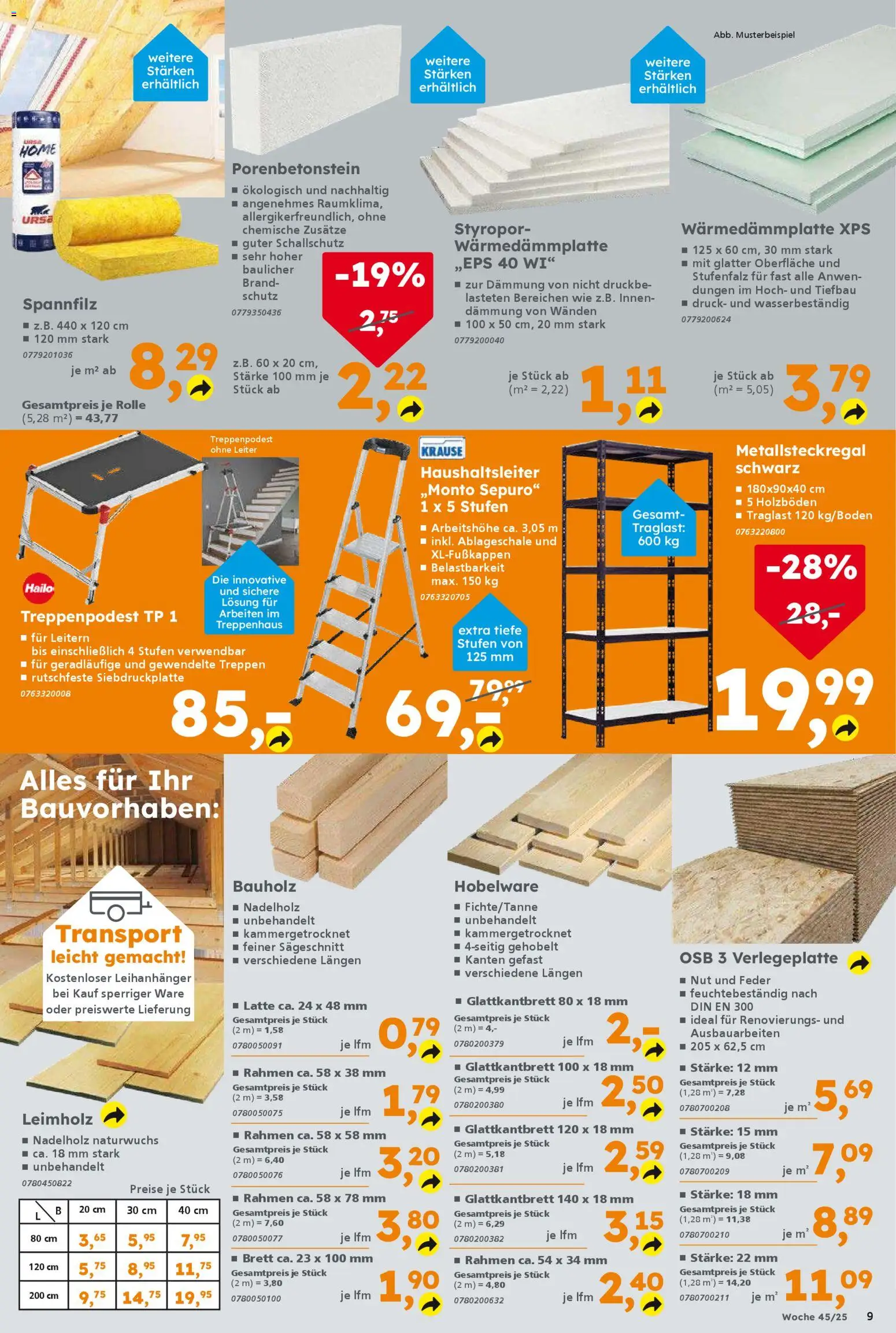 Globus Baumarkt - Niedersachsen – gültig ab 03.11.2025 | Seite: 9