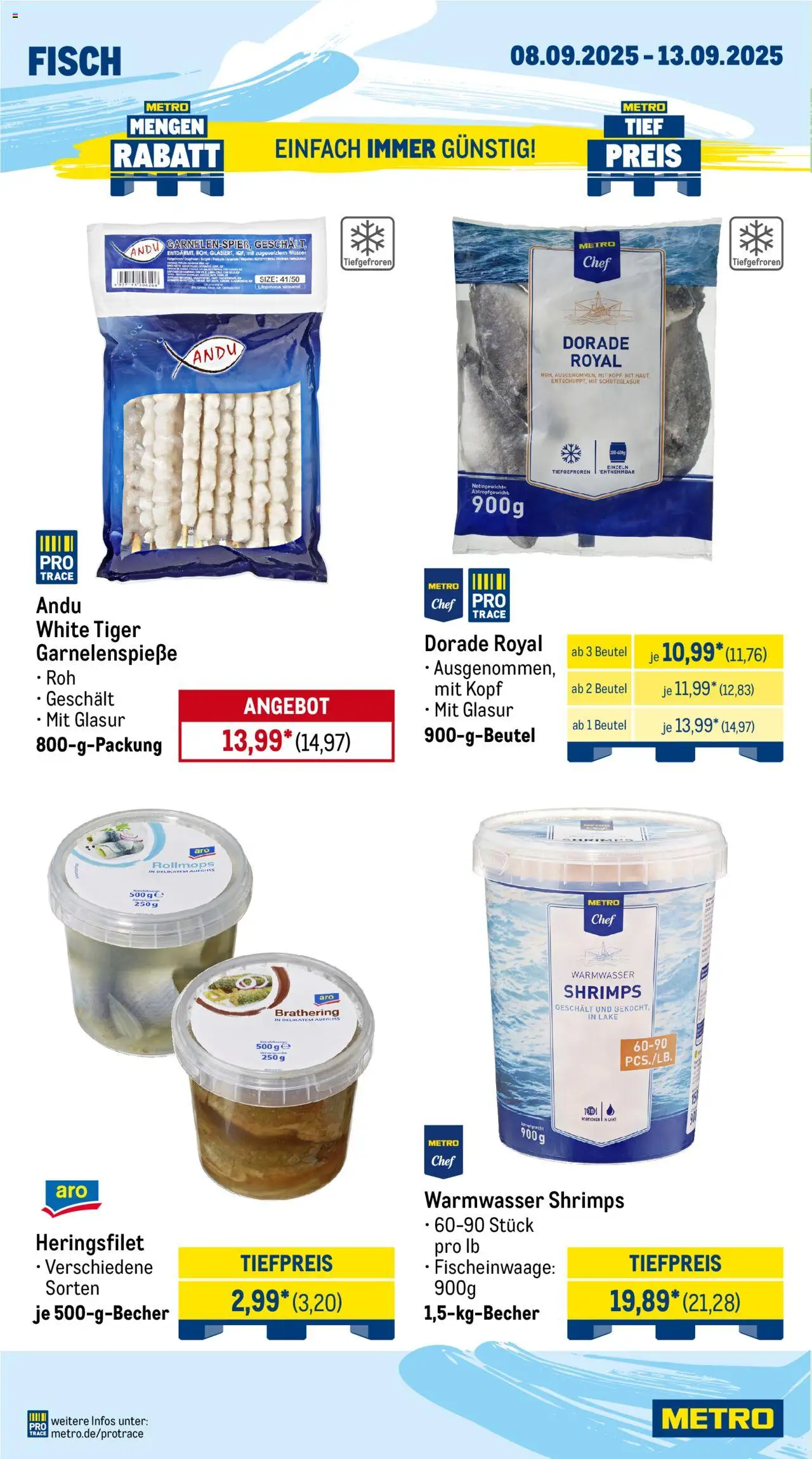 Metro Prospekt 	 – gültig ab 08.09.2025 | Seite: 6 | Produkte: Dorade, Fisch
