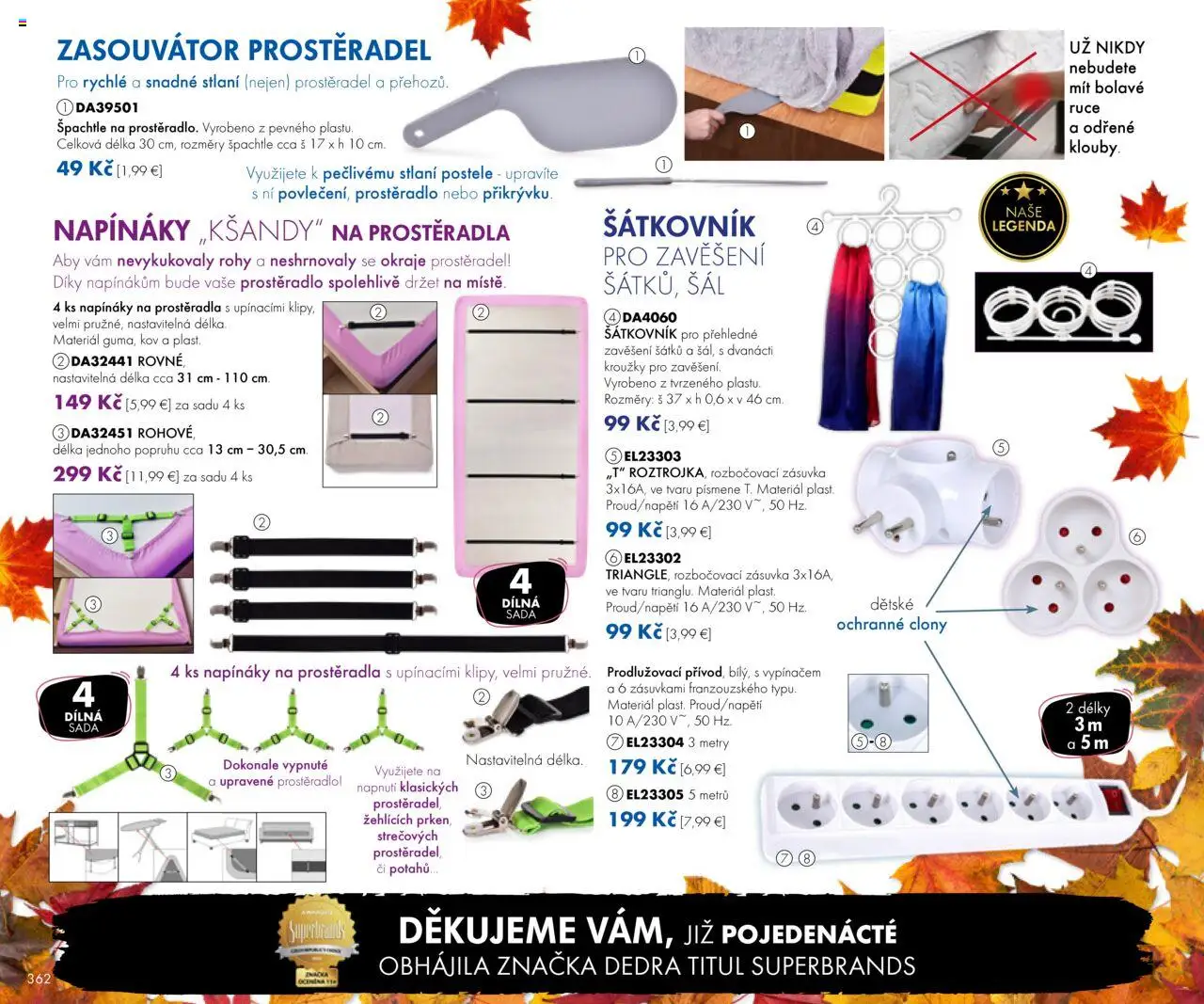 Dedra Katalog september 2025 │ platný od 01.09.2025 | Strana: 53 | Produkty: Postele, Zásuvka, Šál