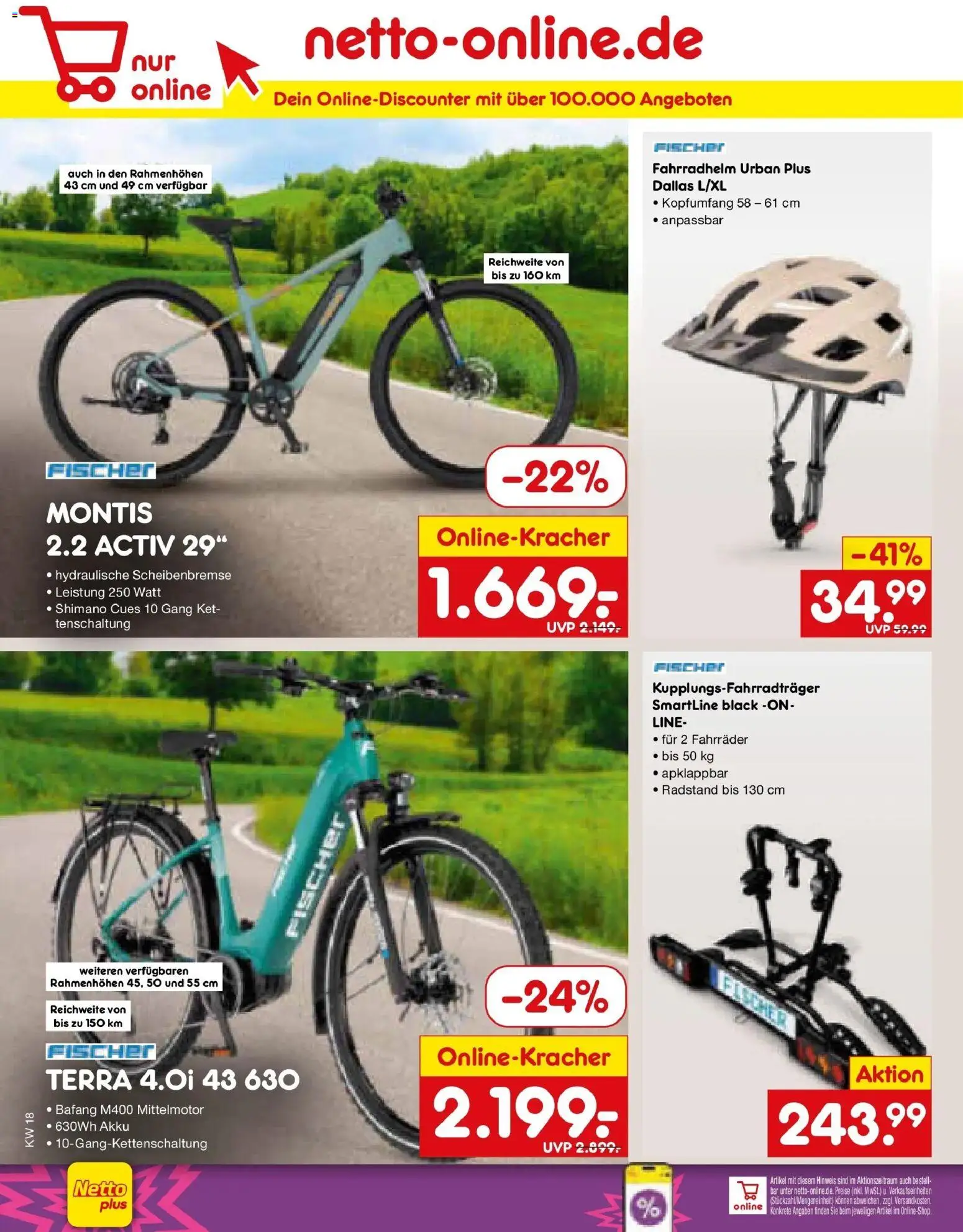 Netto Marken-Discount Prospekt Delitzsch	 – gültig ab 27.04.2026 | Seite: 46 | Produkte: Fahrradhelm