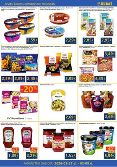 Kubas leidinys galioja nuo 27.01.2026 | Puslapis: 4 | Prekių: Ledai, Salotos, Konservai, Pica
