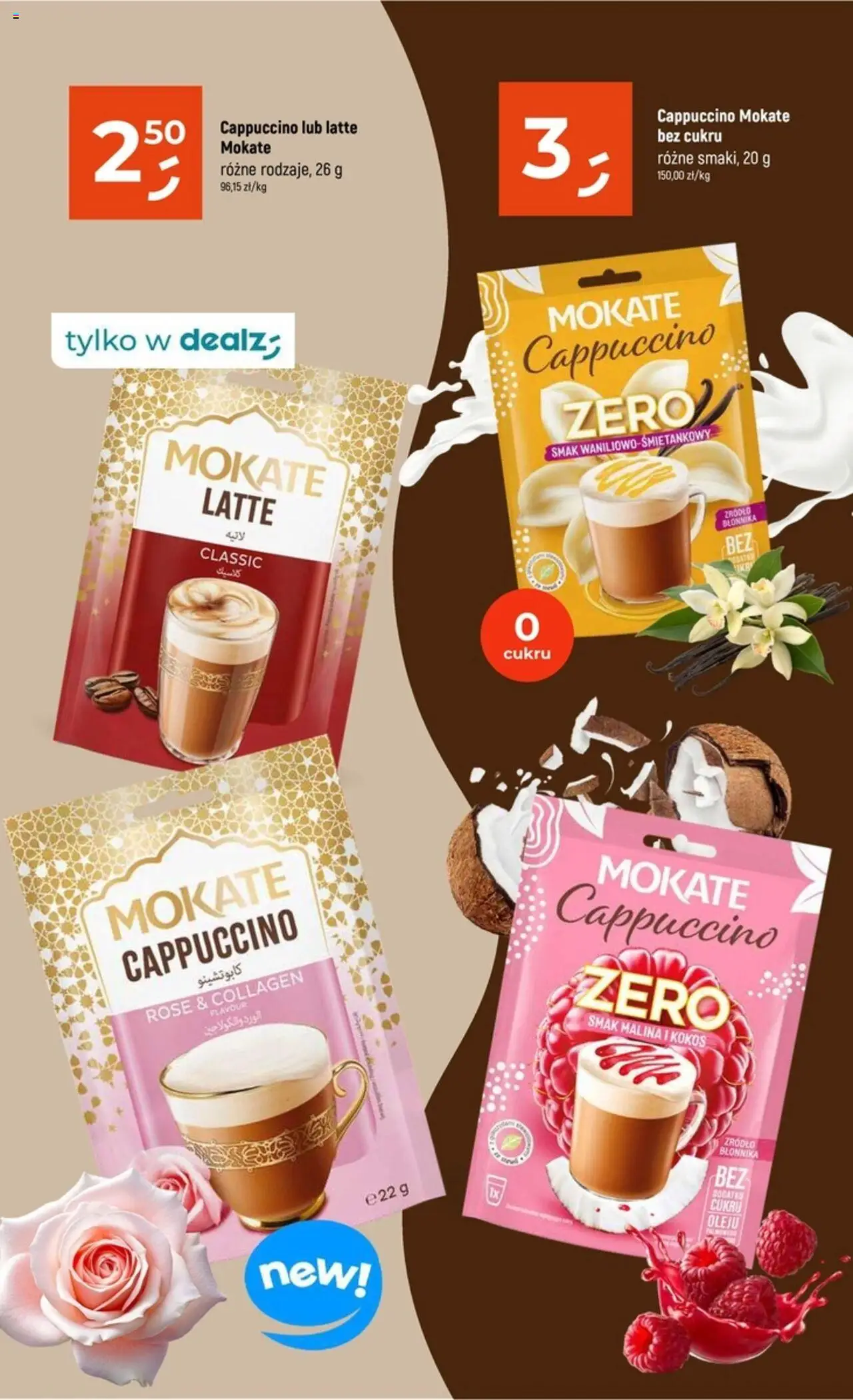 Dealz Gazetka - Katalog Kaw I Herbat od 02.10.2025 | Strona: 11 | Produkty: Malina, Cappuccino
