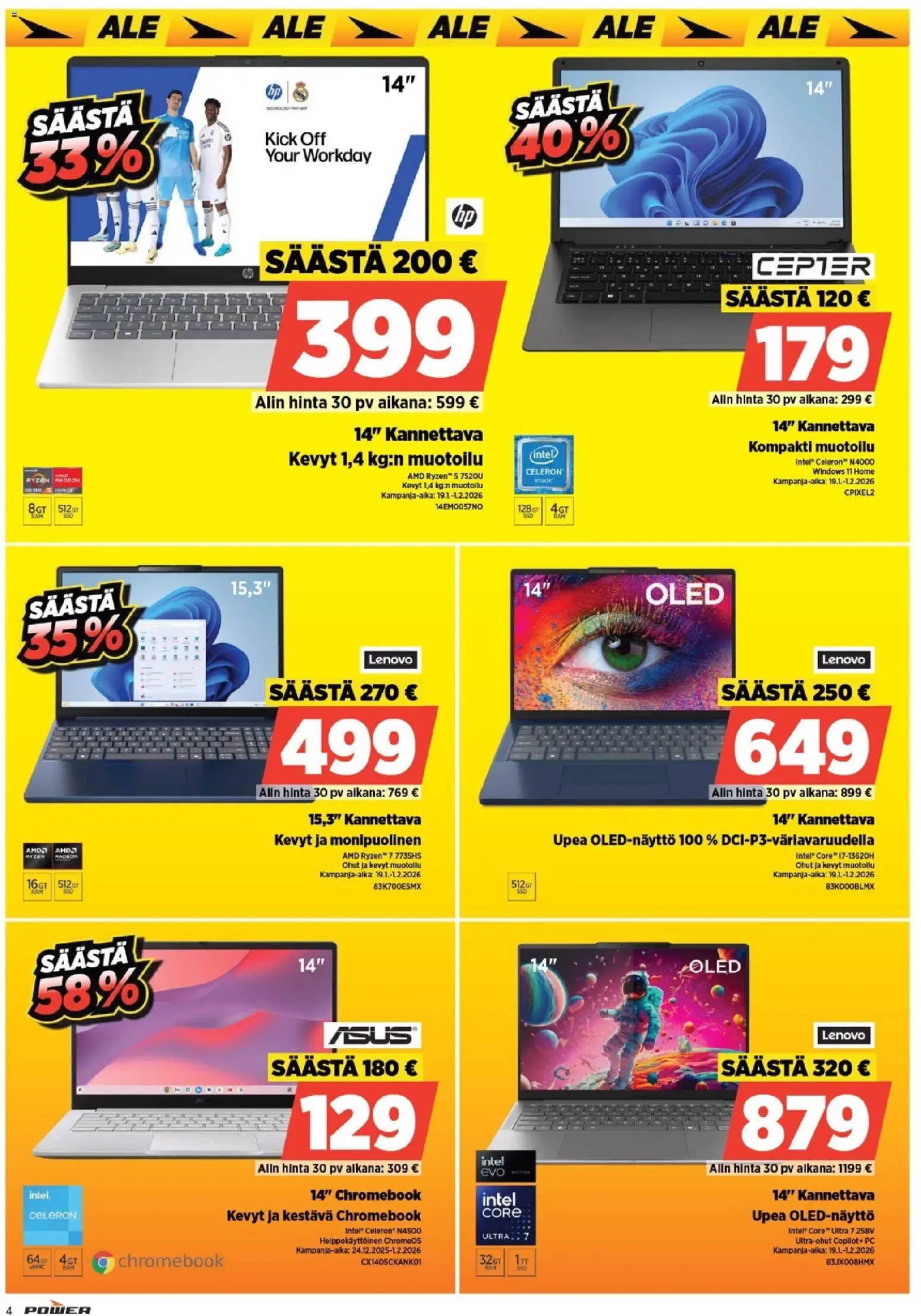 Power tarjoukset – voimassa 19.01.2026 alkaen | Sivu: 6 | Tuotteet: PC