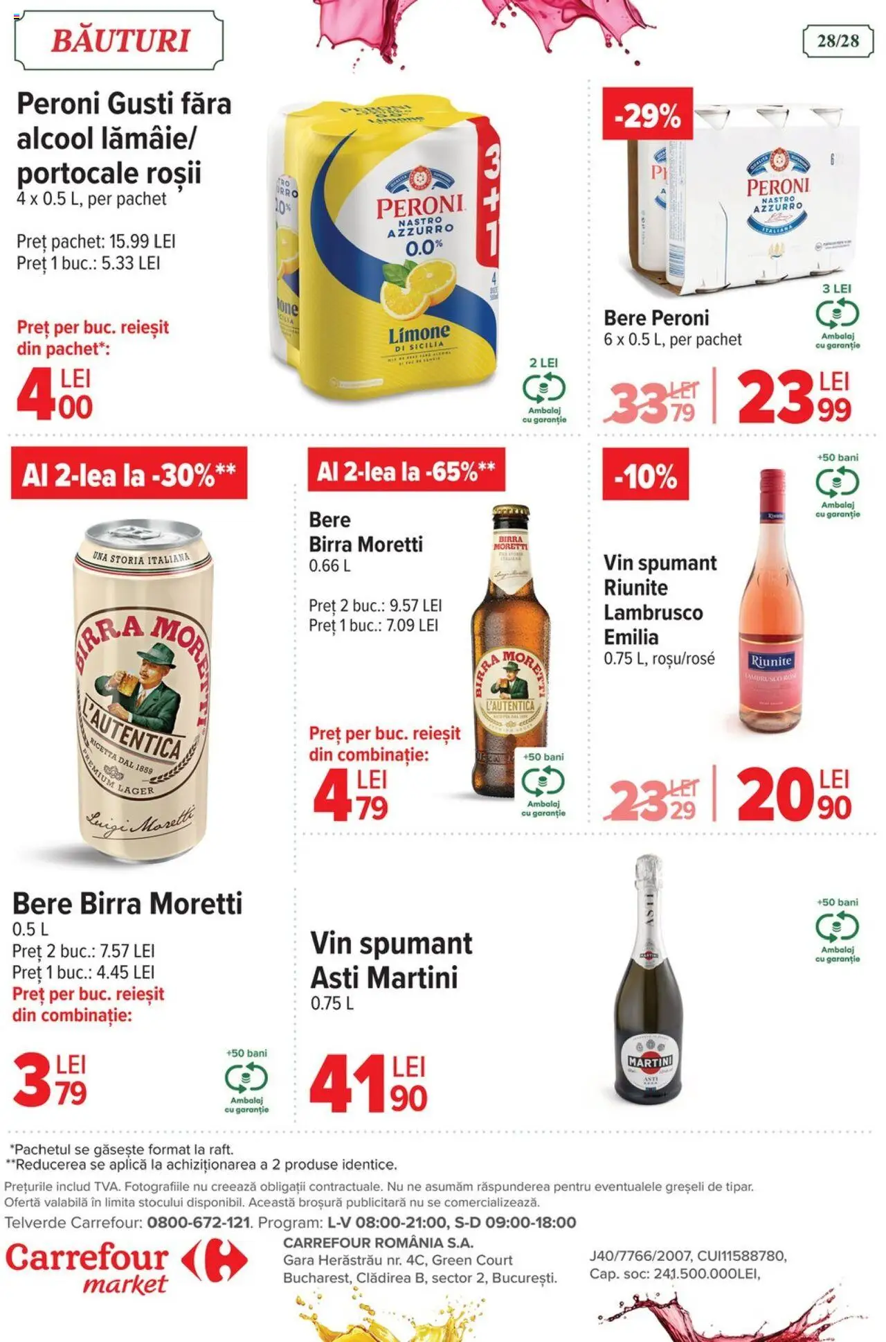 Carrefour catalog - Market – valabil de la 13.08.2025 | Pagină: 29 | Produse: Yulaf, Bere, Portocale, Roșii
