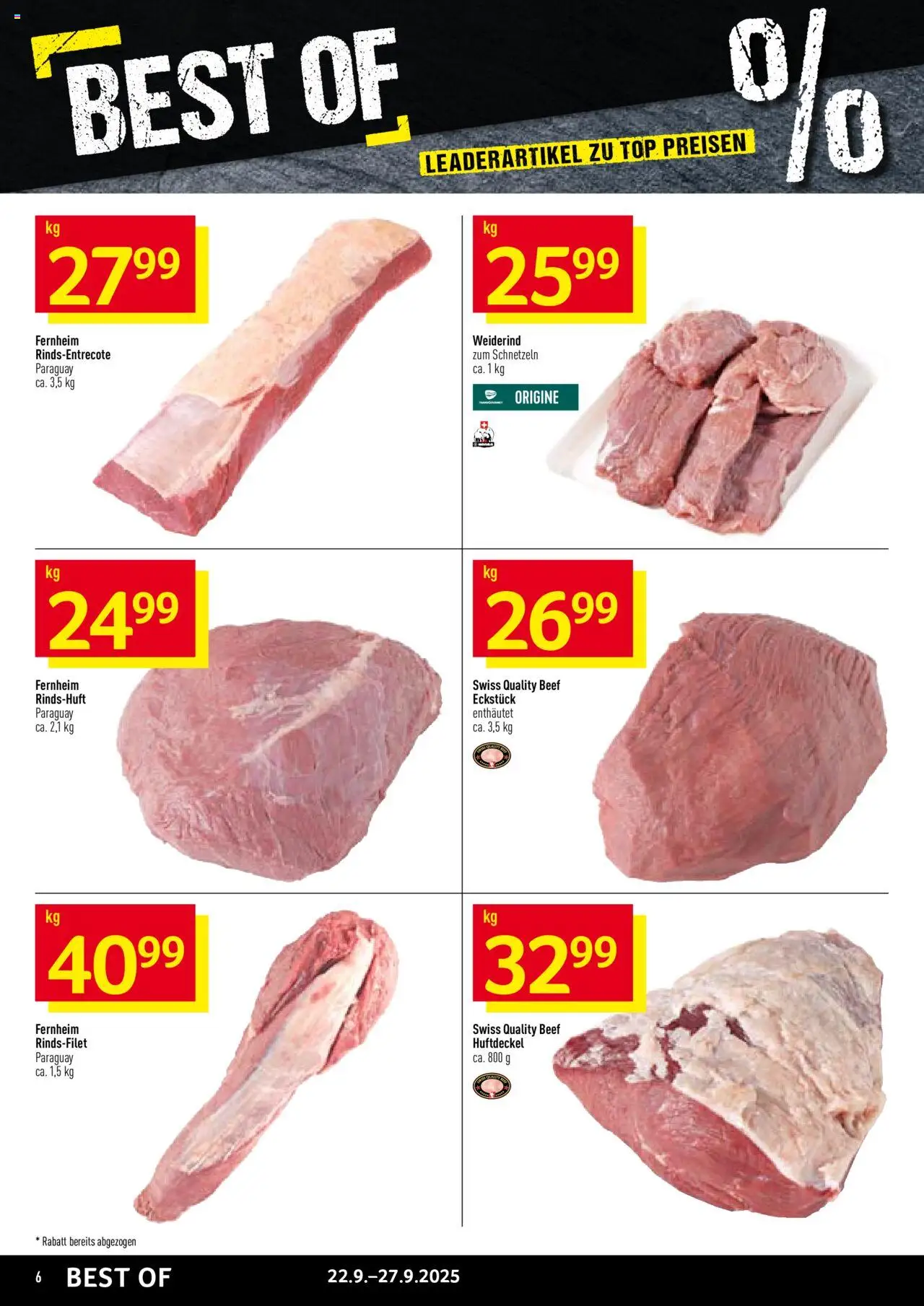 Prodega Aktionen – gültig ab 22.09.2025 | Seite: 6 | Produkte: Top