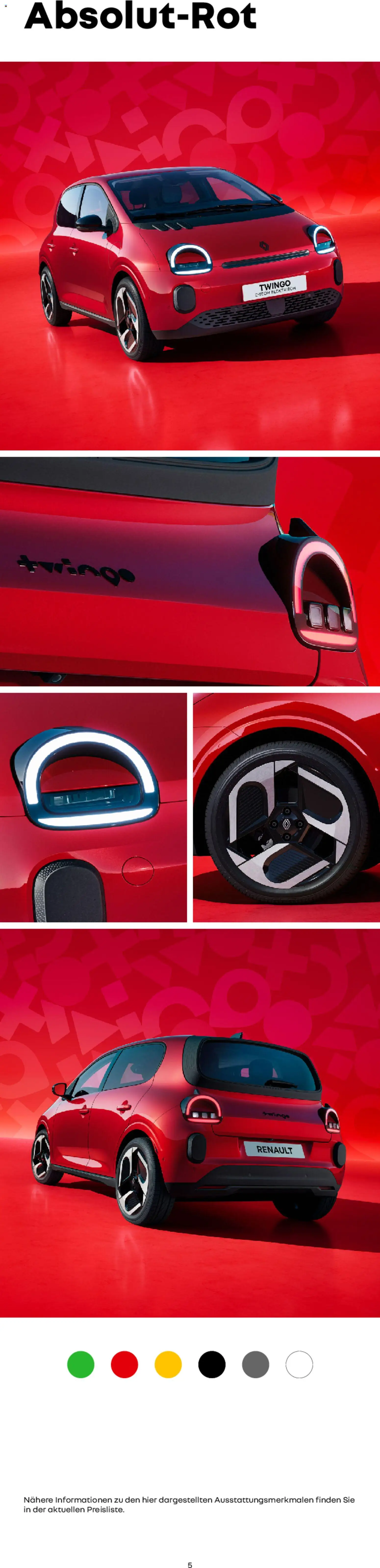 Renault Prospekt Twingo E-Tech	 – gültig ab 24.02.2026 | Seite: 5