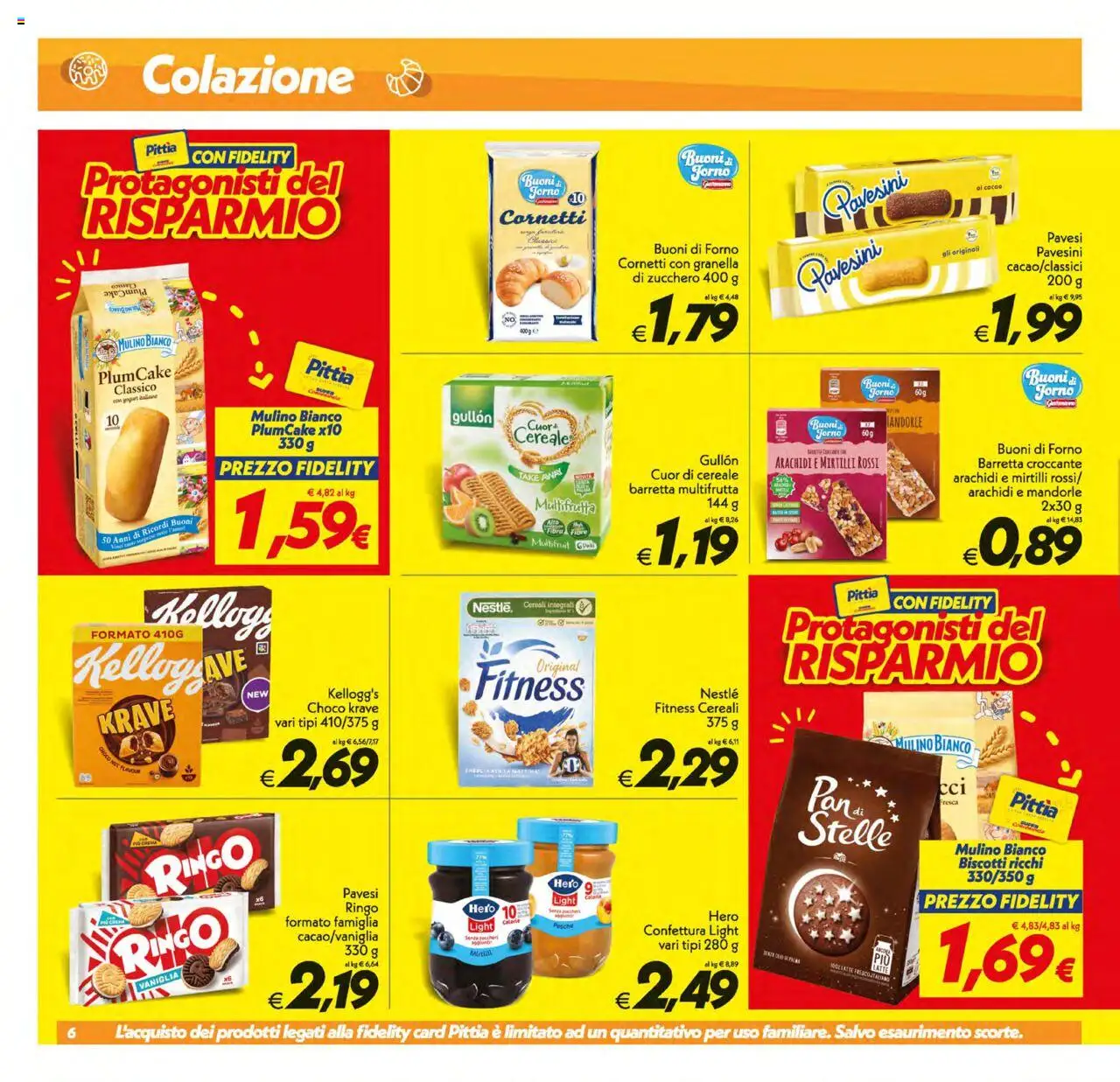 Volantino SuperConveniente del 12.08.2025 | Pagina: 6 | Prodotti: Yogurt, Zucchero, Plumcake, Cacao