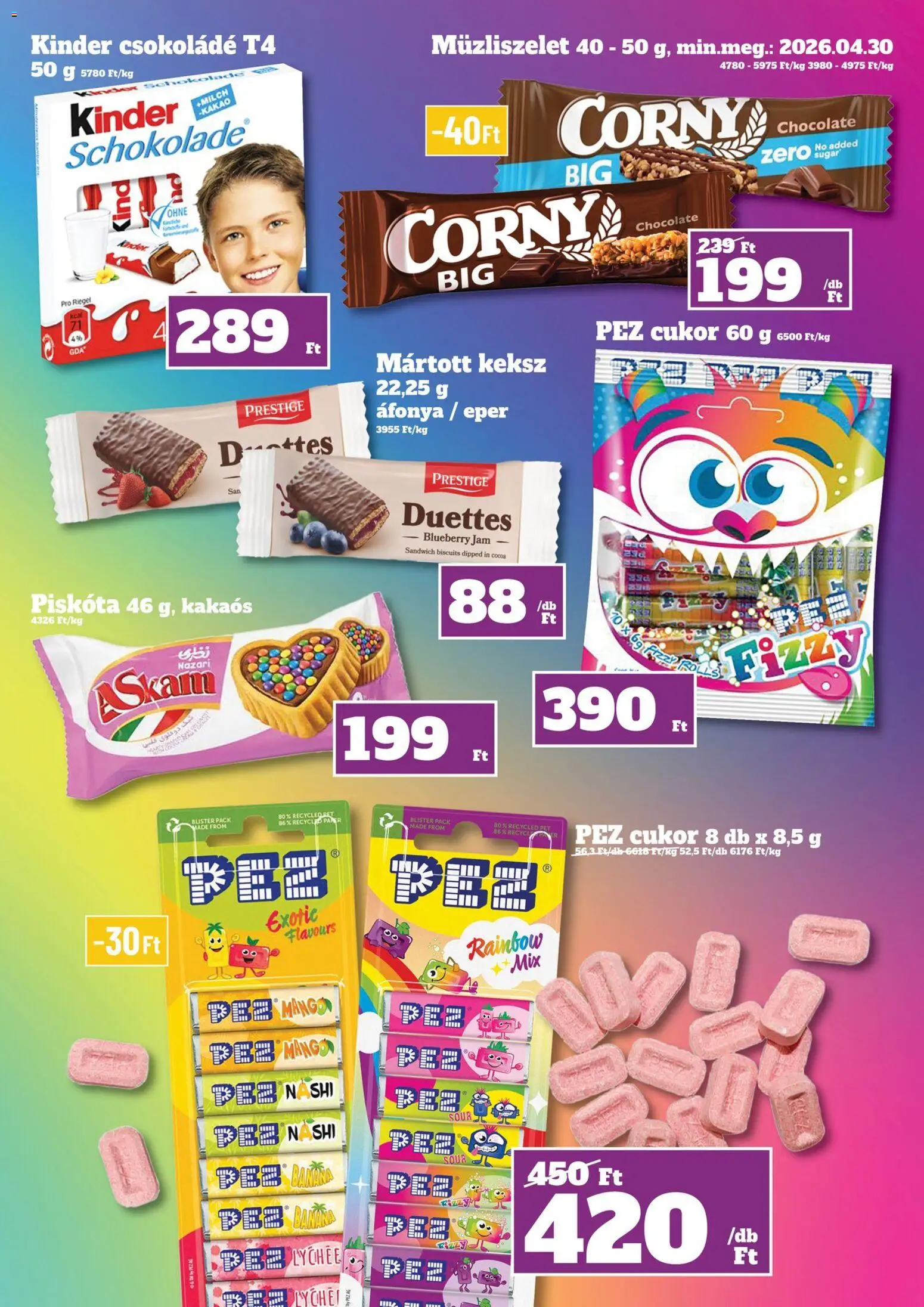 Family Diszkont akciós ujság - amely érvényes a következő dátumtól: 16.04.2026 | Oldal: 3 | Termékek: Eper, Müzliszelet, Keksz, Cukor