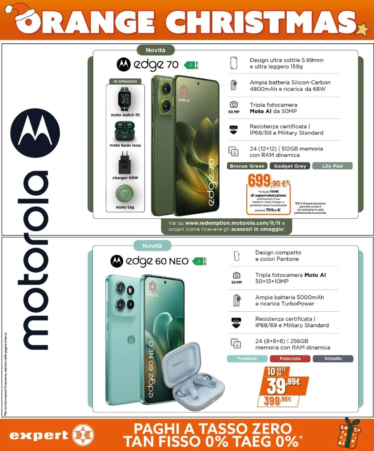 Volantino Expert del 02.12.2025 | Pagina: 18 | Prodotti: Telefono, Smartphone, Fotocamera, Batteria