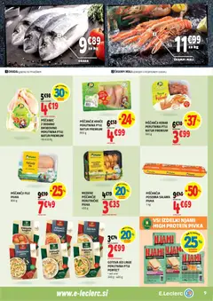 E.leclerc katalog akcije – veljaven od 25.02.2026 | Stran: 9 | Izdelki: Orada, Salama, Lazanja, Solata