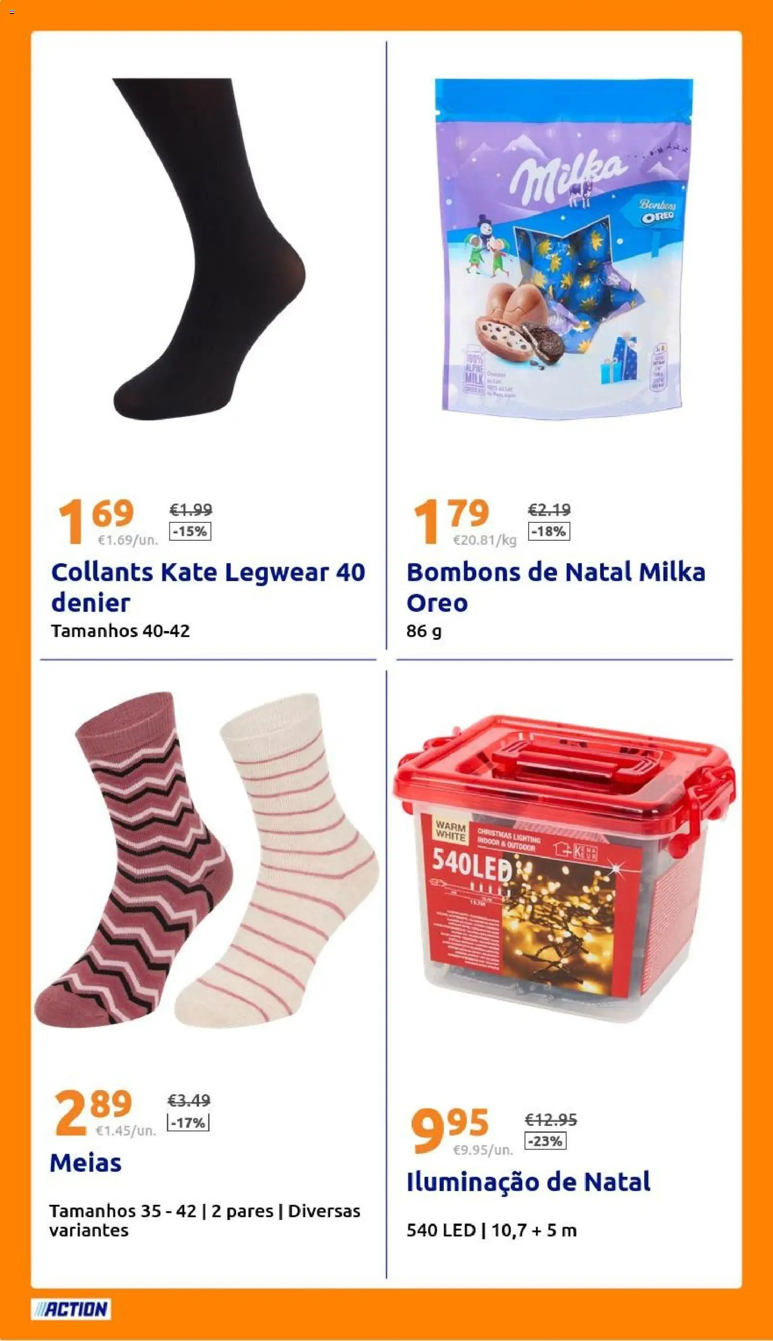Action - Action PT week 47 2025 │ válido de 19.11.2025 | Página: 22 | Produtos: Collants, Meias