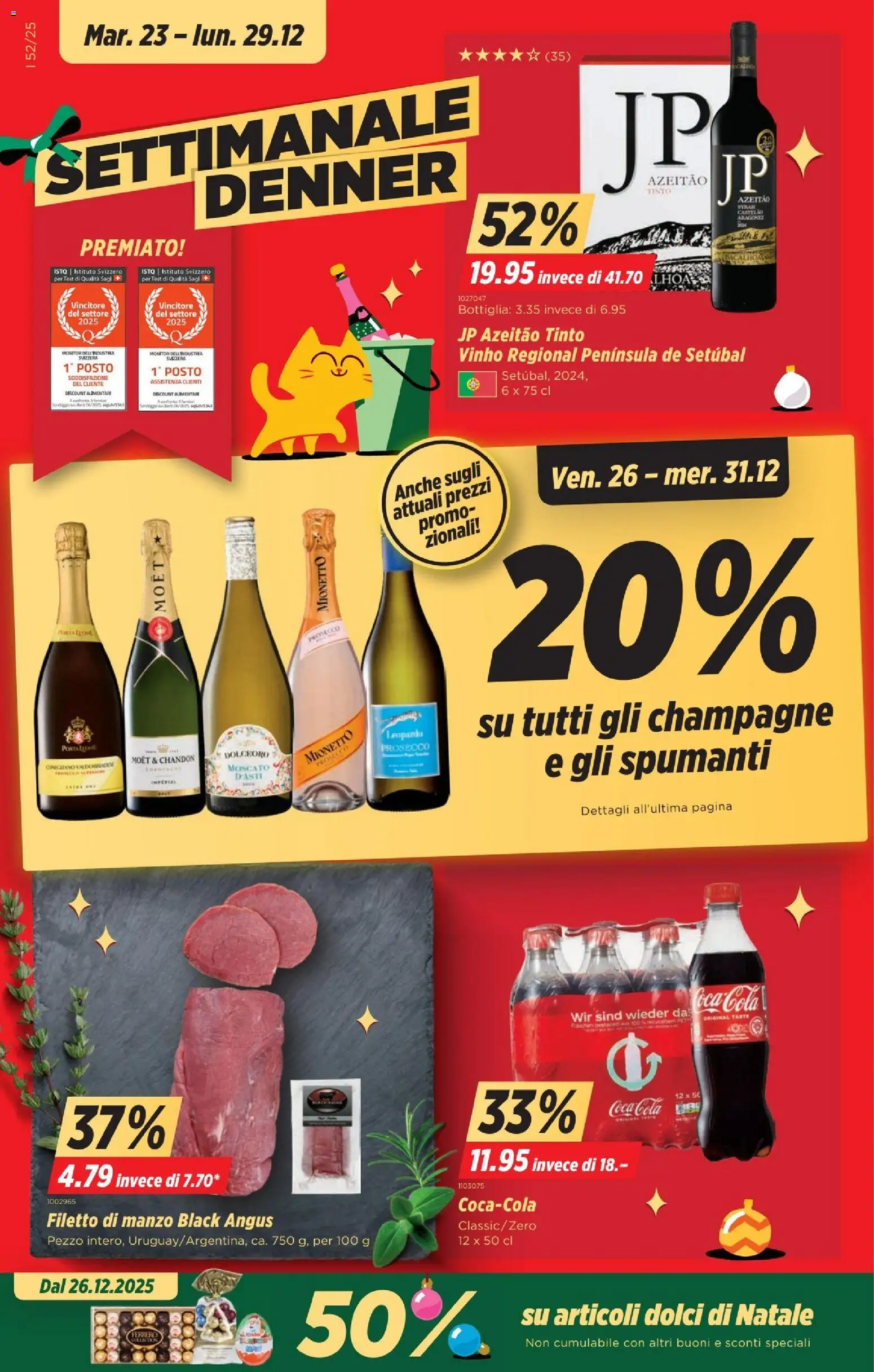 Denner Aktionen IT – gültig ab 23.12.2025 | Seite: 1 | Produkte: Coca Cola, Monitor