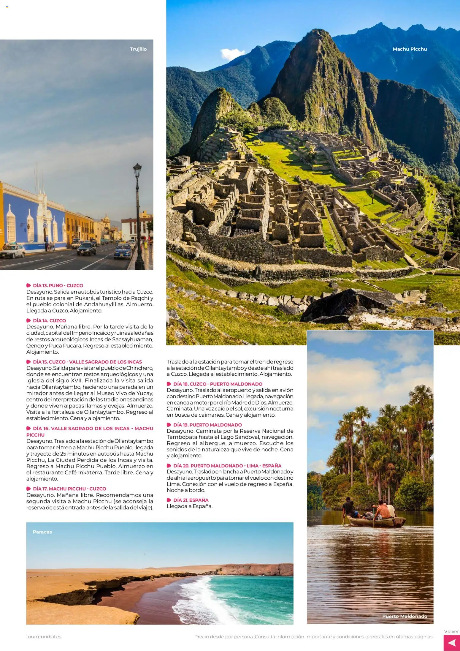 Viajes El Corte Inglés Centroamérica y Sudamérica │ válido desde el 01.01.2026 | Página: 60 | Productos: Lima, Café, Navegación