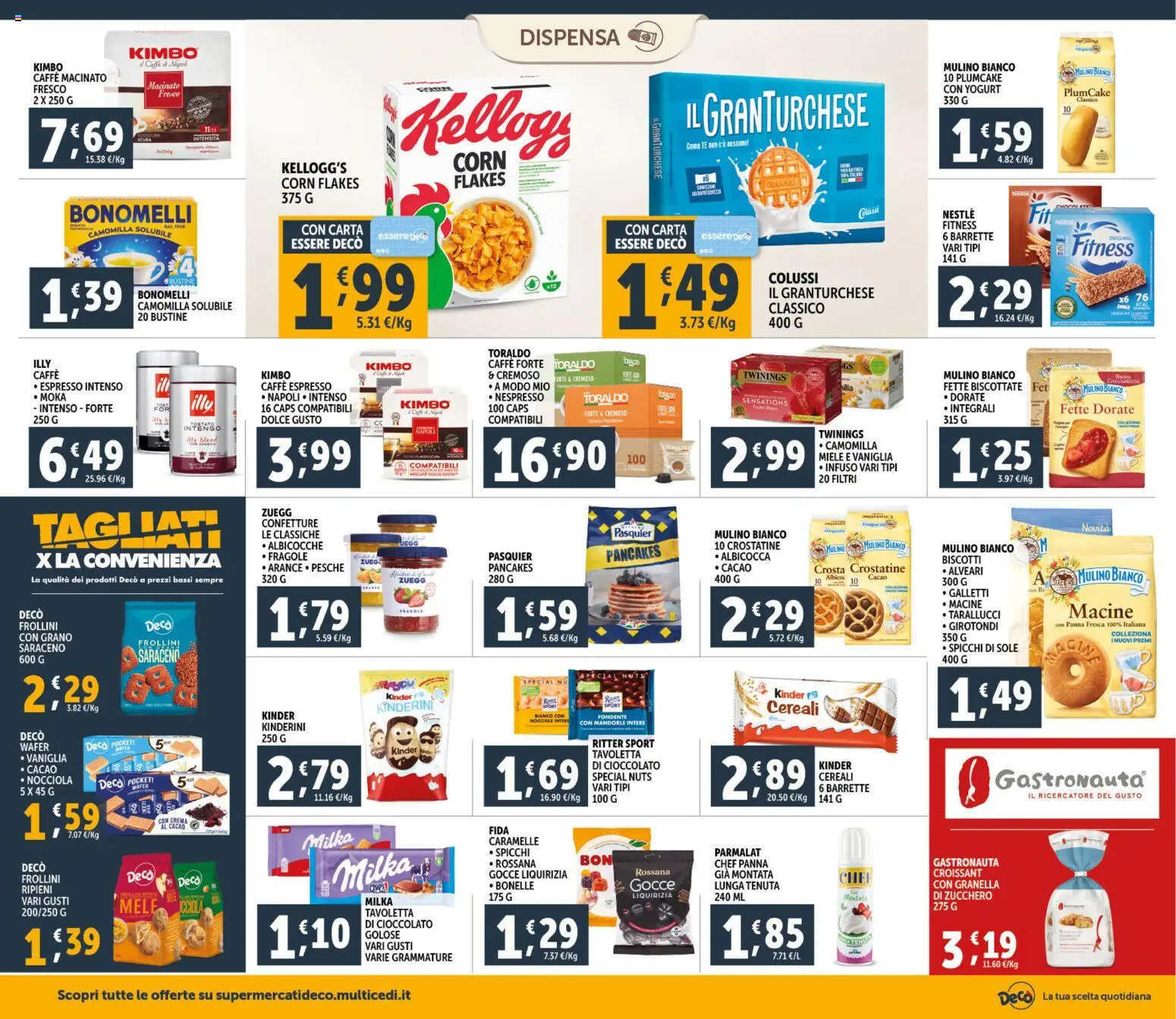 Volantino Decò del 23.02.2026 | Pagina: 12 | Prodotti: Fragole, Zucchero, Mandorle, Macinato
