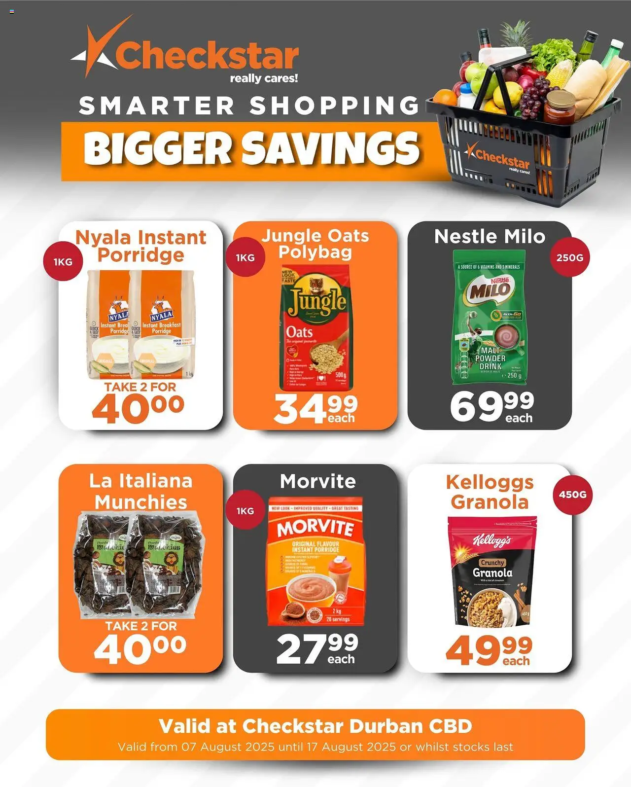 Check Star Specials │ valid from 07.08.2025 | Page: 8 | Products: Vitamins, Oats, Powder