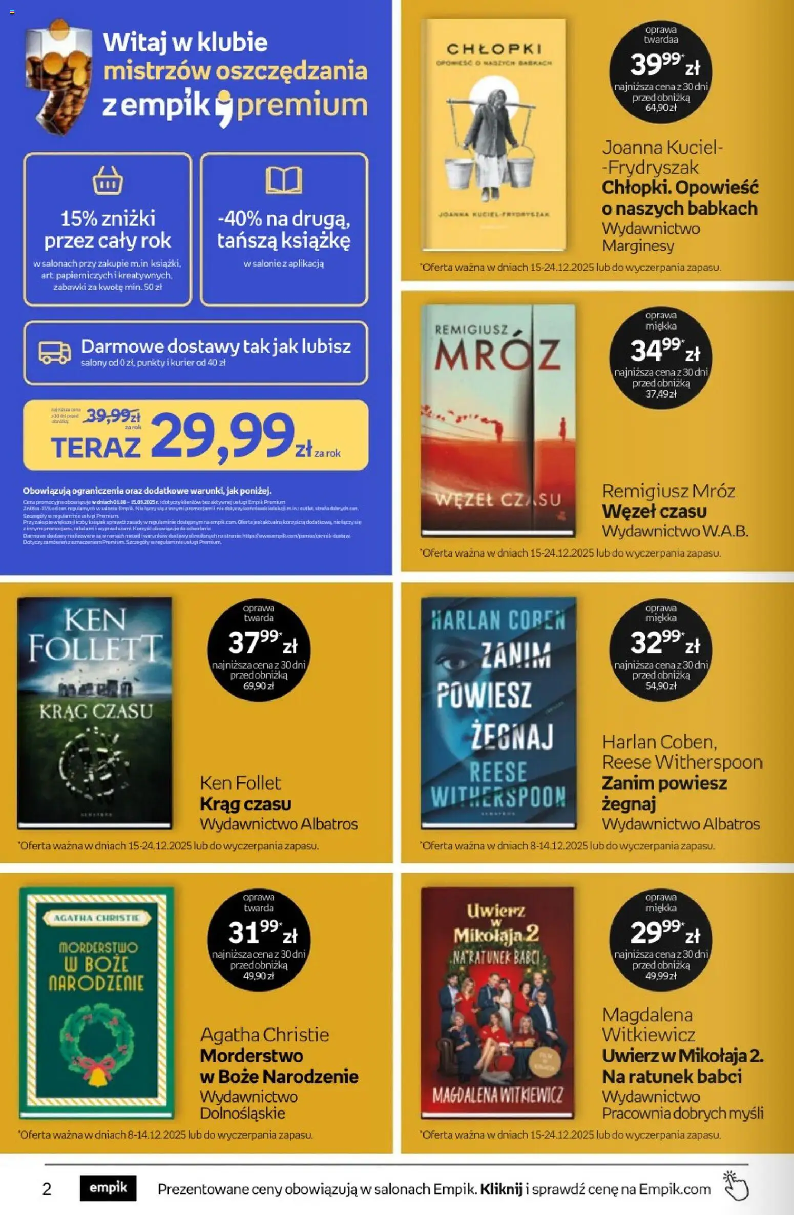 Empik promocje - Tom kultury Książki od 10.12.2025 | Strona: 2