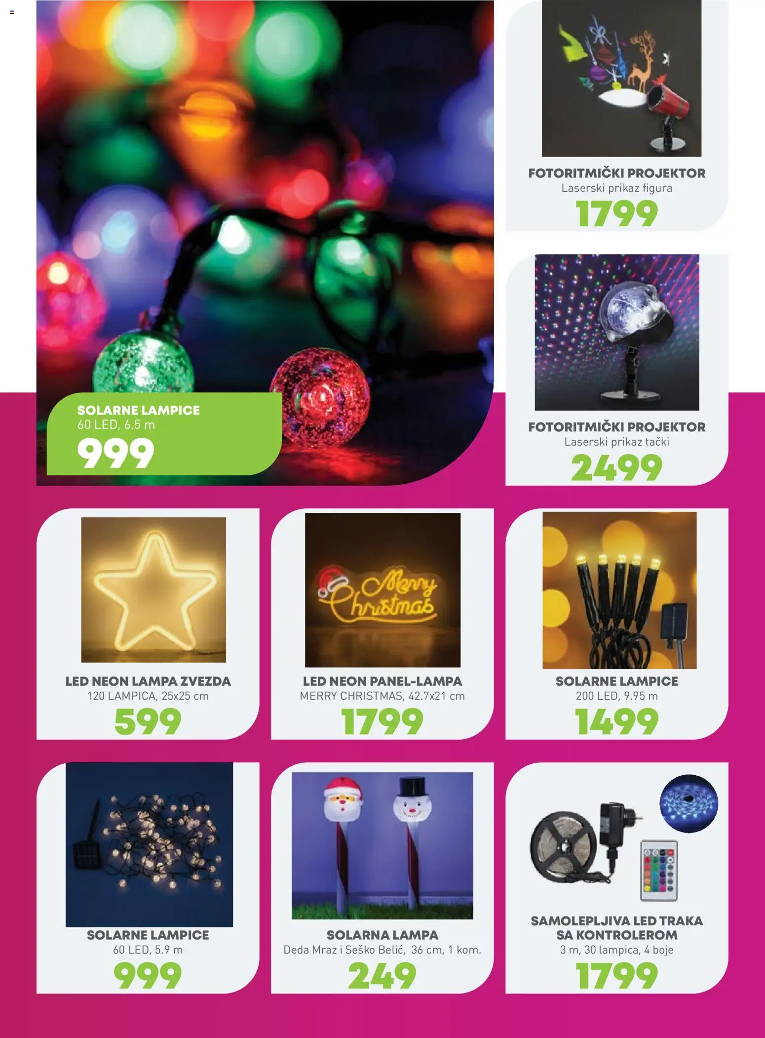 JUMBO katalog - važi od 17.11.2025 | Strana: 27 | Proizvode: Lampice, Solarna lampa, Lampa, Led traka