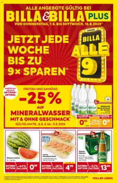 Vorschau von dem Prospekt - Billa Flugblatt - Kärnten gültig ab 07.08.2025