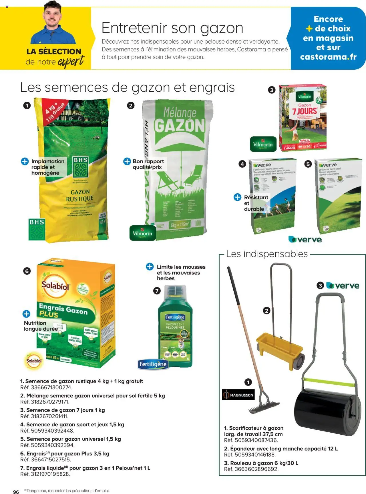  | Page: 96 | Produits: Rouleau, Gazon, Jeux
