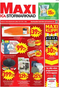 ICA Maxi - Burlöv - Förhandsvisning av reklamblad från butik ICA Maxi aktuell från 23.03.2026