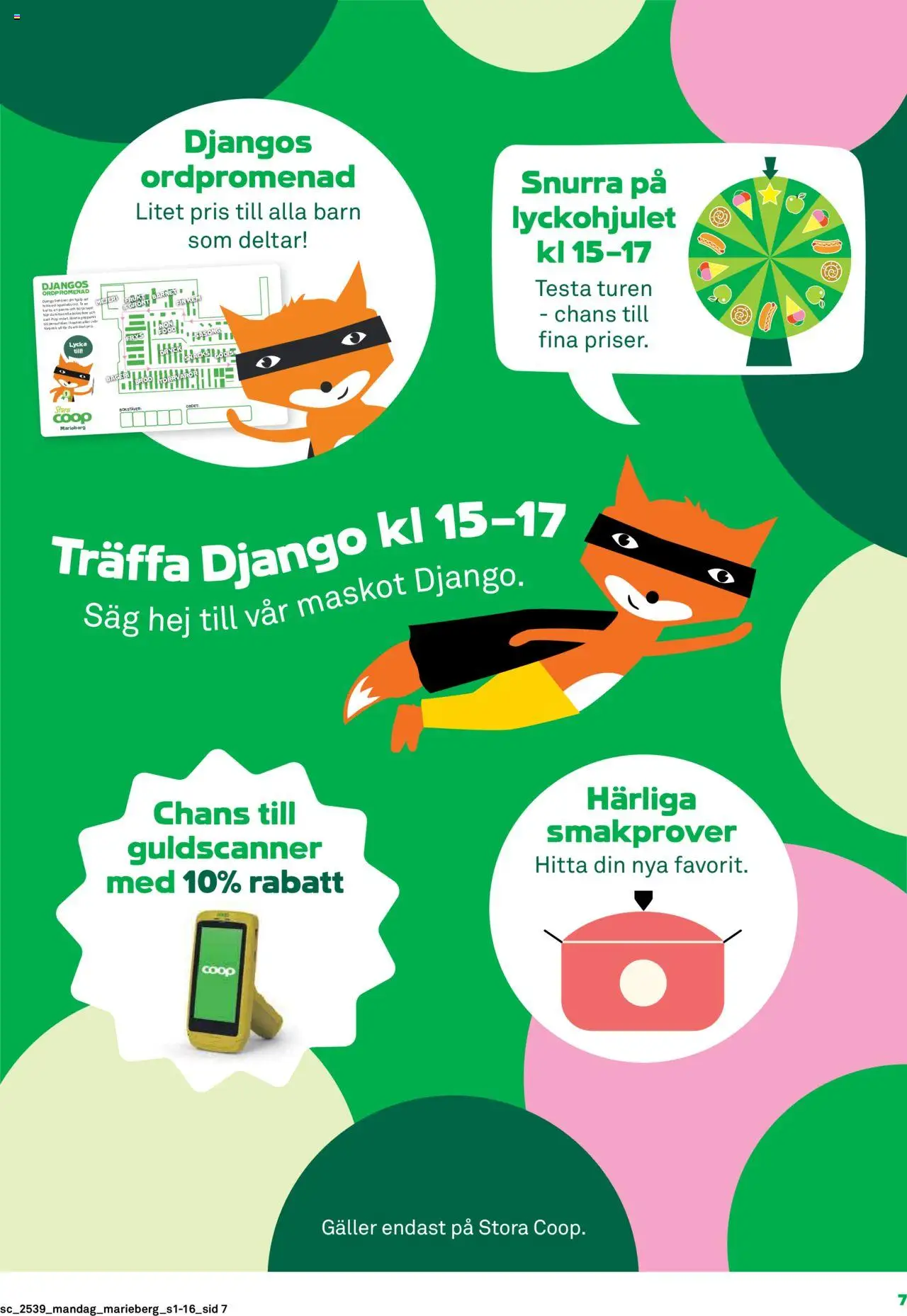 Stora Coop reklamblad aktuell från 22.09.2025 | Sida: 7 | Produkter: Bageri, Såg, Galler