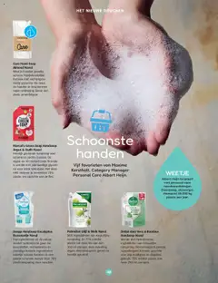 Marcel's Green Soap Handzeep Argan & Oudh Navul, Heerlijk geurende handzeep voor schone en zachte handen. De vegan en microplasticvrije formule is verrijkt met plantaardige glycerine voor extra hydratatie. Met deze refill bespaar je bovendien 79% plastic ten opzichte van de fles. - Voorbeeld van een folder van Albert Heijn, geldig van 13.06.2025 | Pagina: 48 | Producten: Handzeep, Geur, Shampoo, Citrompótló tabletta